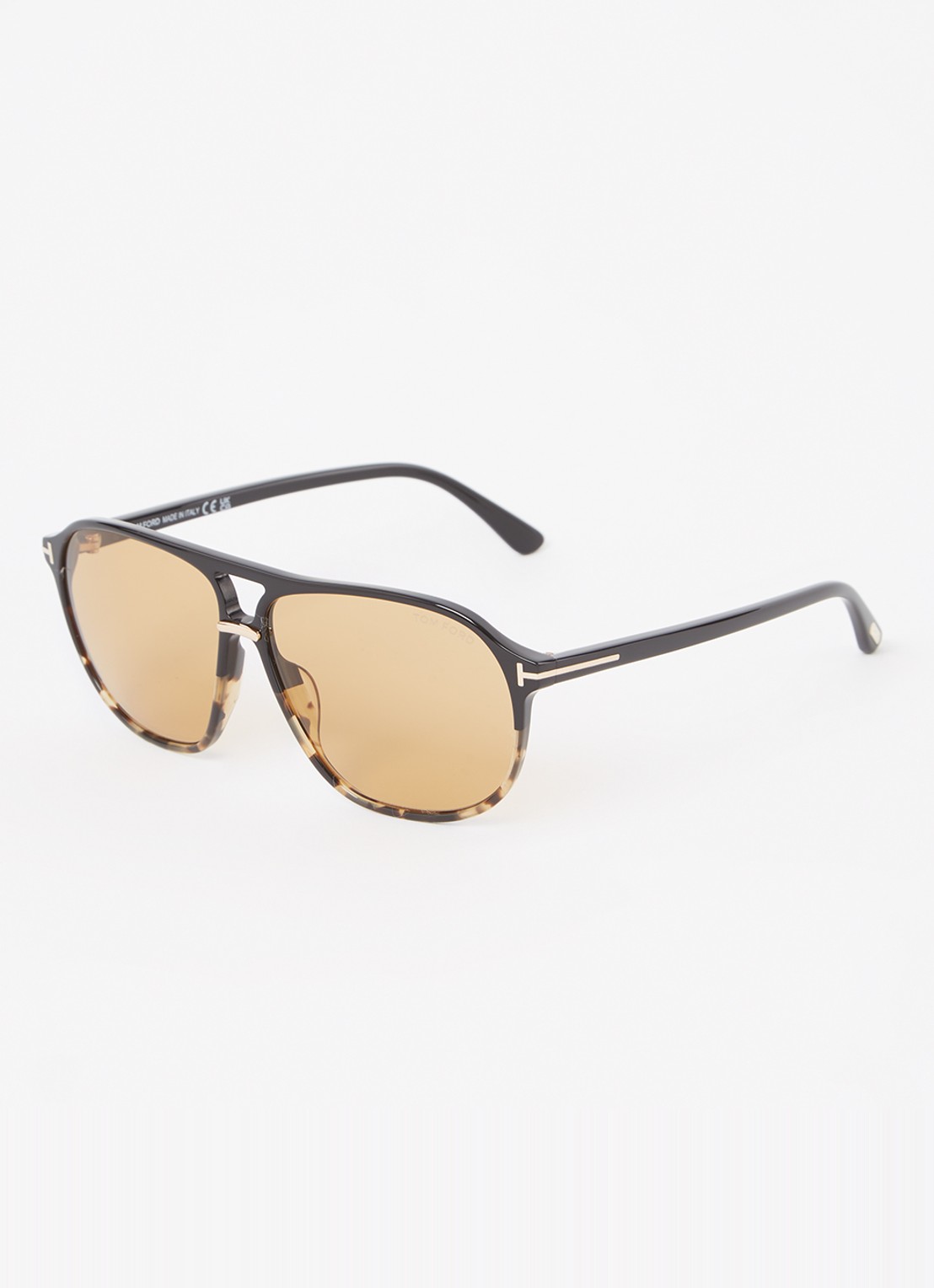 TOM FORD Bruce zonnebril FT1026 - voorkant zwart