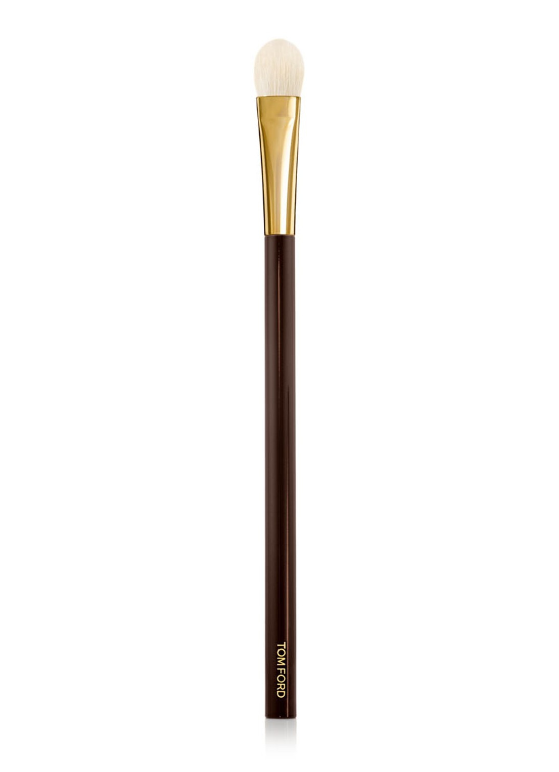 Tom Ford Eye Shadow Brush 11 - oogschaduw kwast - voorkant donkerbruin