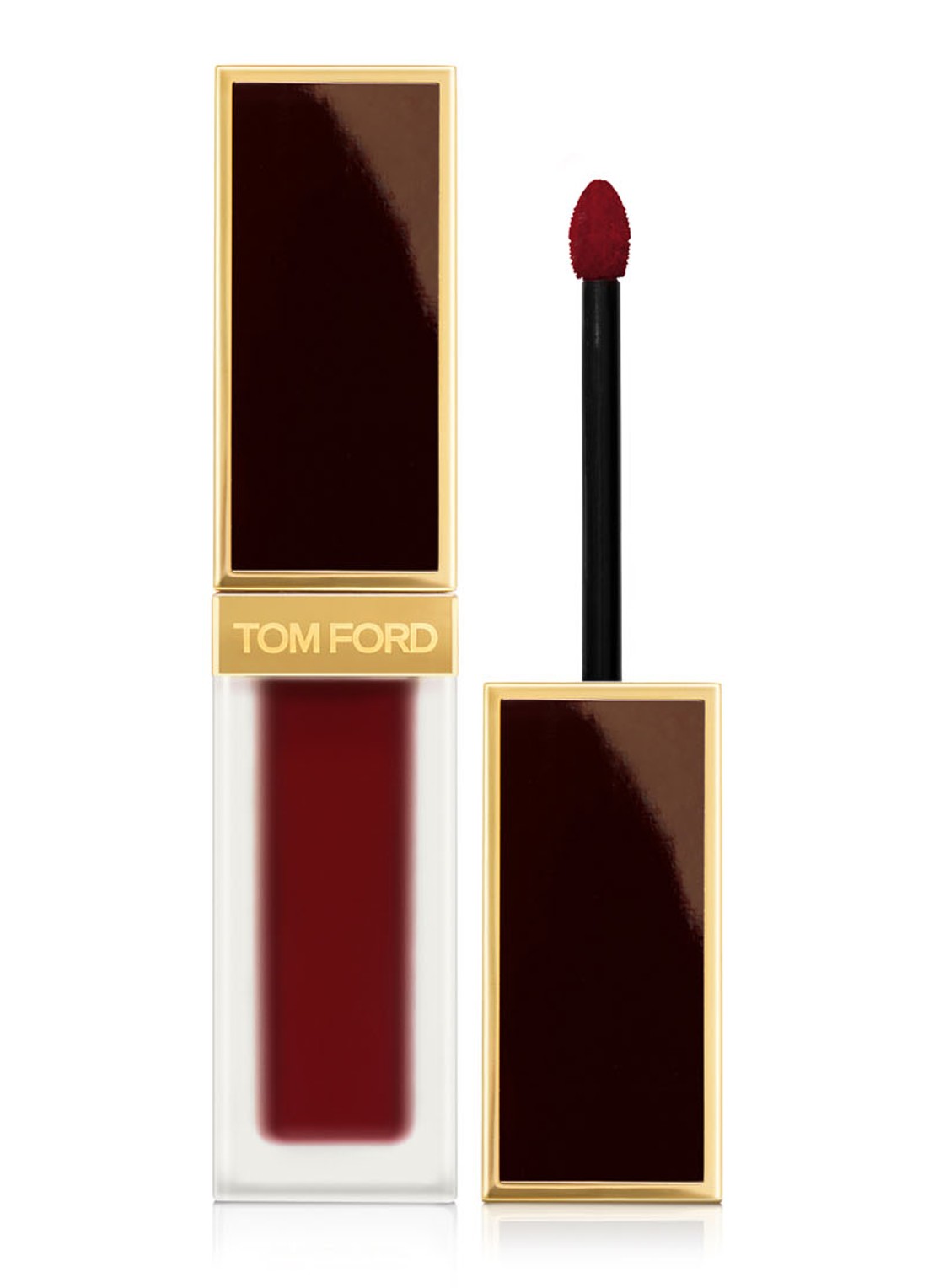 Tom Ford Liquid Lip Luxe Matte - liquid lipstick - voorkant 124 secret rendezvous