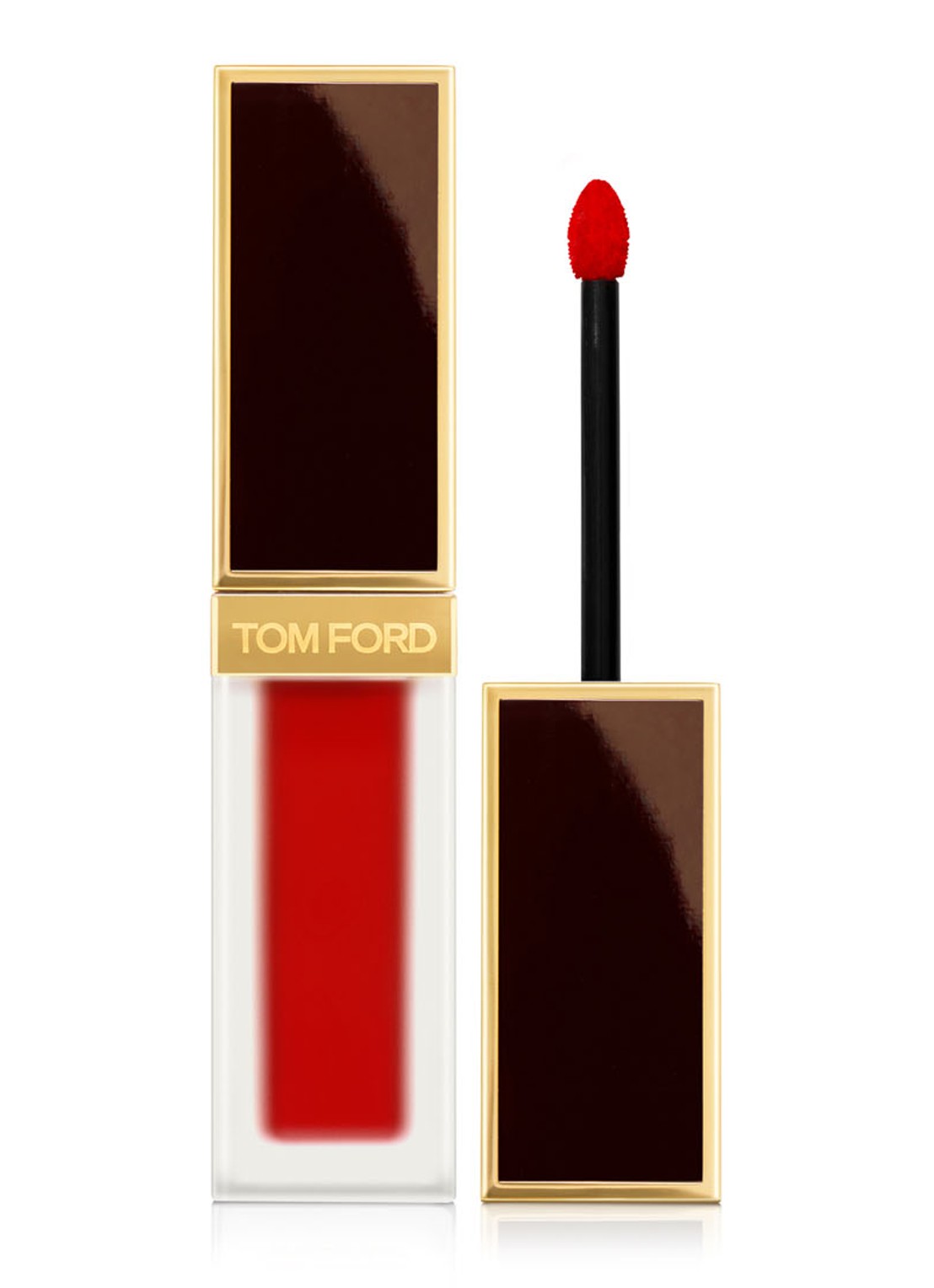 Tom Ford Liquid Lip Luxe Matte - liquid lipstick - voorkant 16 scarlet rouge