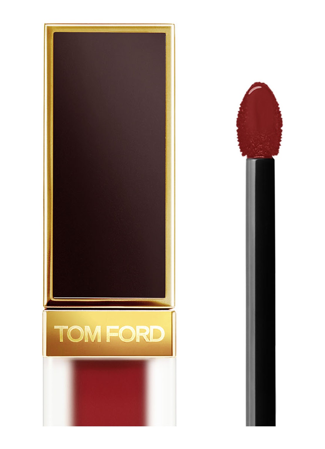 Tom Ford Liquid Lip Luxe Matte - vloeibare lipstick - detail 4 130 rose dusk