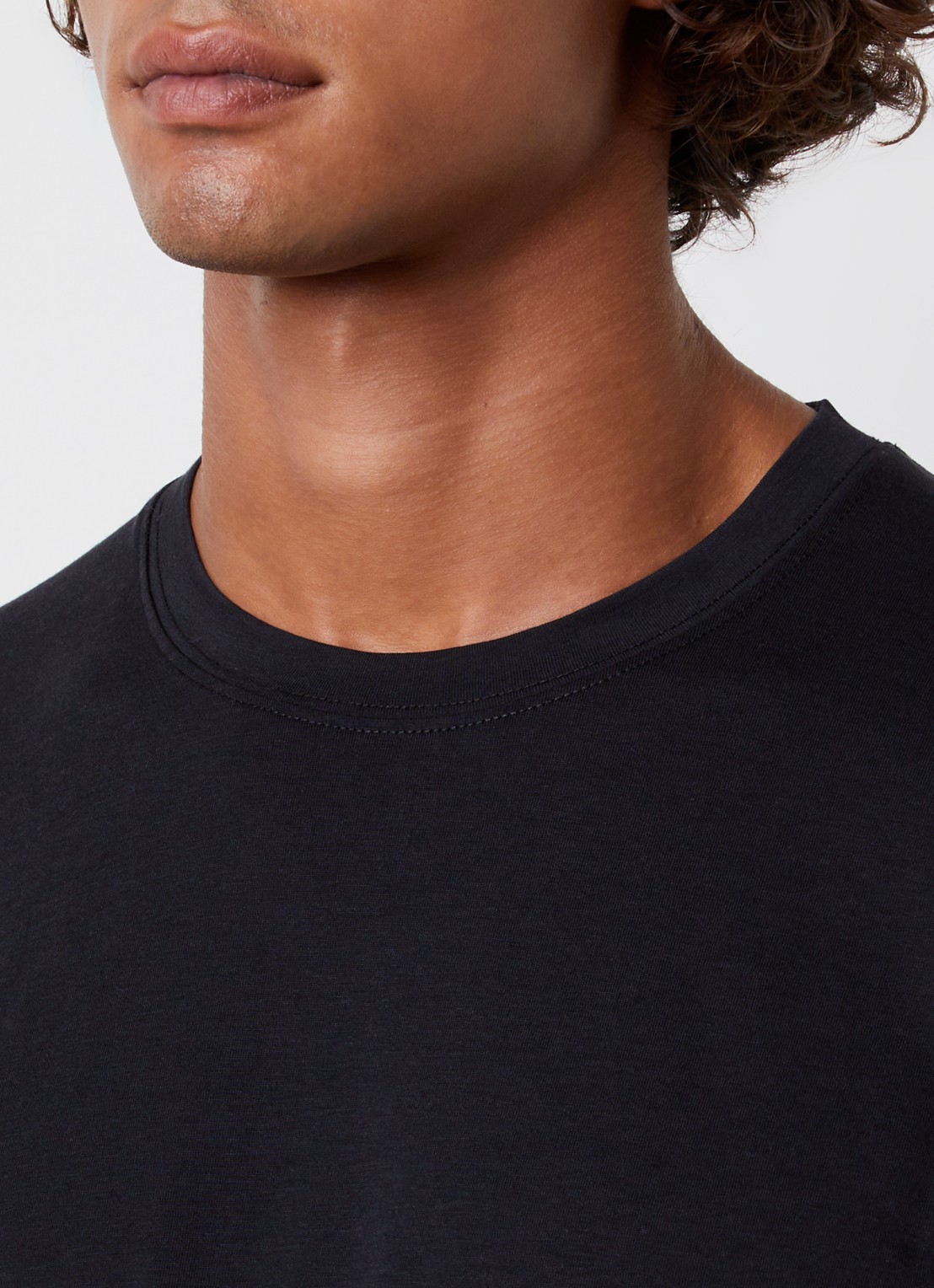 TOM FORD Longsleeve met ronde hals - detail 2 zwart
