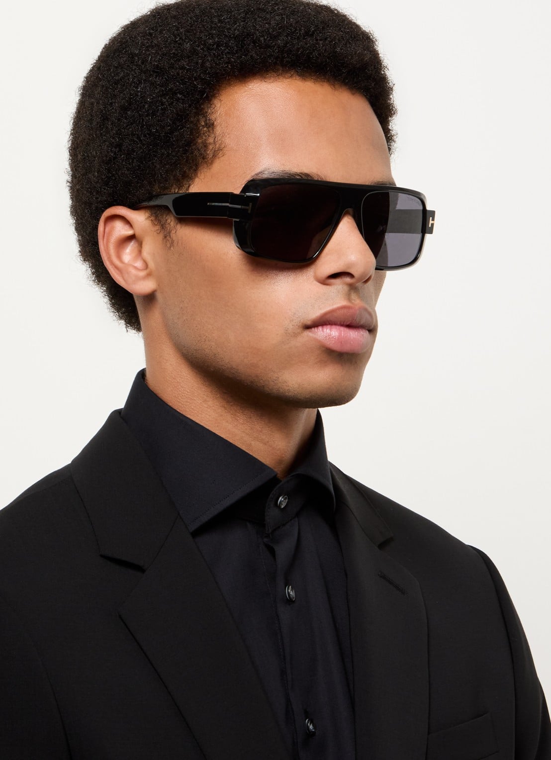 TOM FORD Piloten zonnebril FT1101 - voorkant 5 zwart