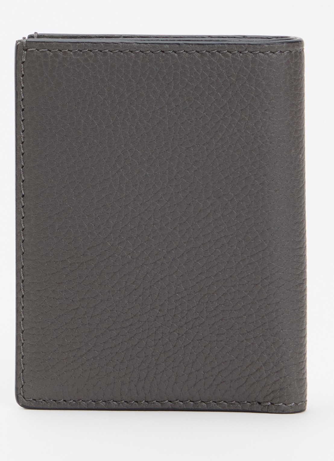TOM FORD Portemonnee van kalfsleer met logo - achterkant 2 grijs