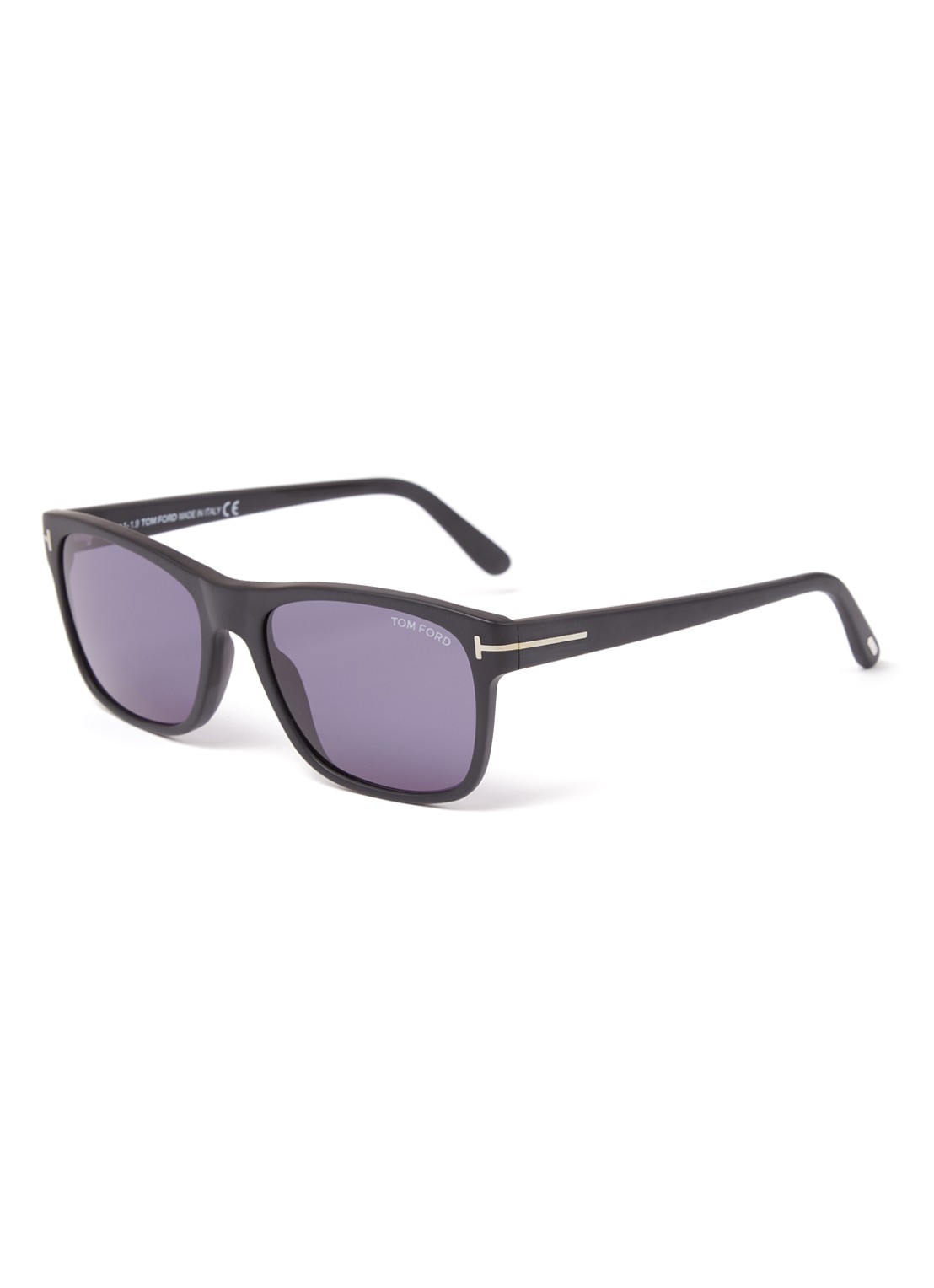 TOM FORD Retro zonnebril Giulio FT0698 - voorkant zwart