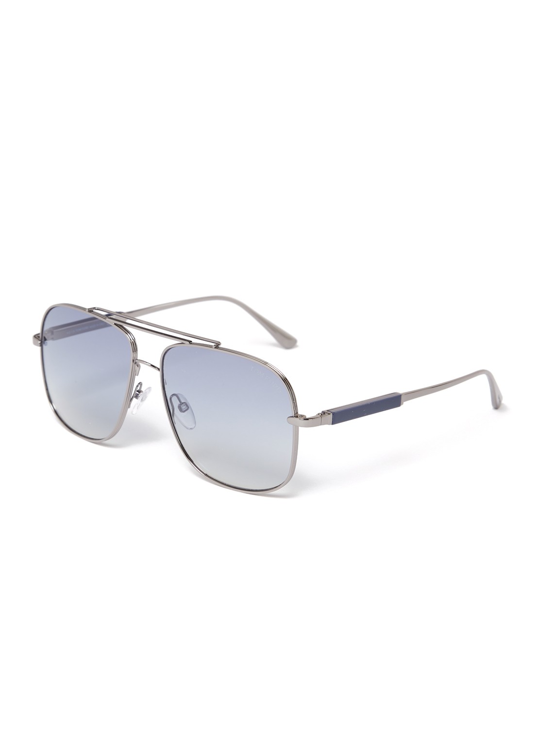 Tom Ford Retro zonnebril TR001025 - voorkant zilver