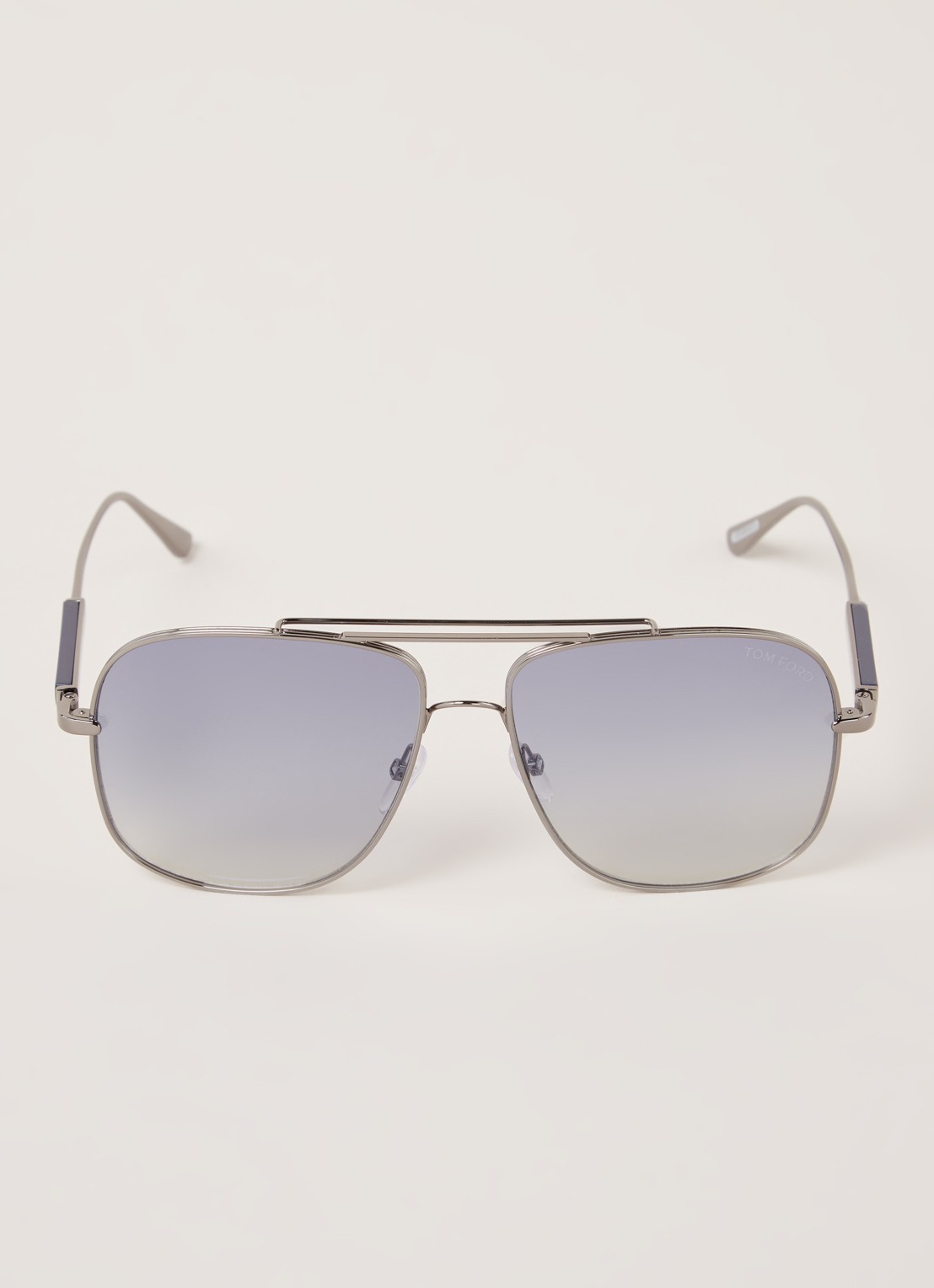 Tom Ford Retro zonnebril TR001025 - voorkant 2 zilver