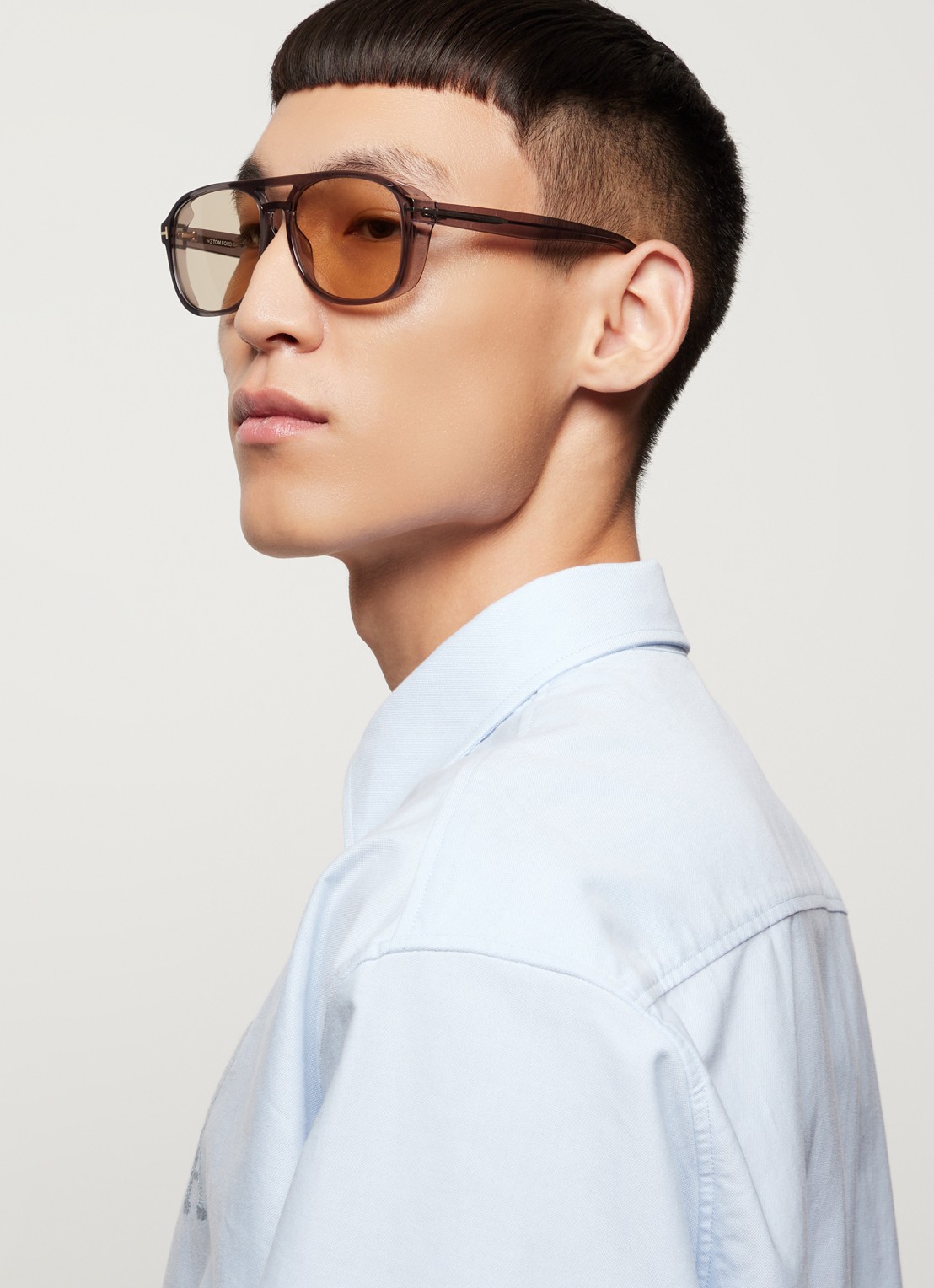 TOM FORD Rosco zonnebril TR001630 - voorkant 2 grijs