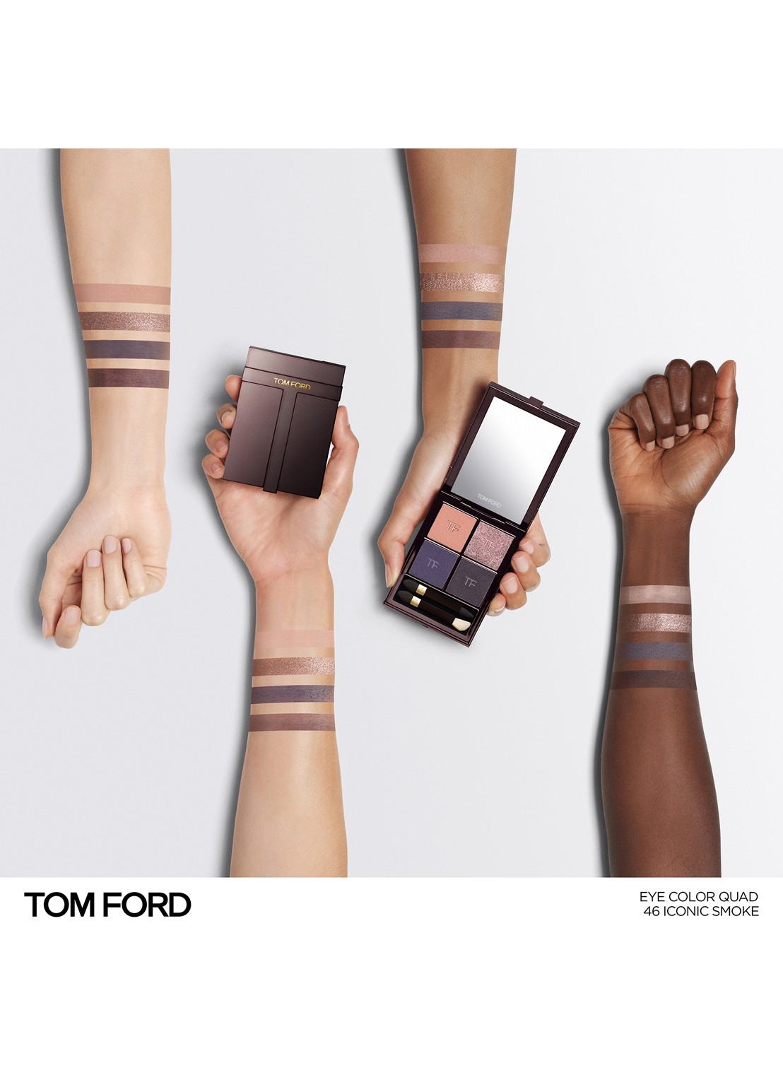 TOM FORD Runway Eye Color Quad Crème -  oogschaduw palette - detail 4 00 iconic smoke