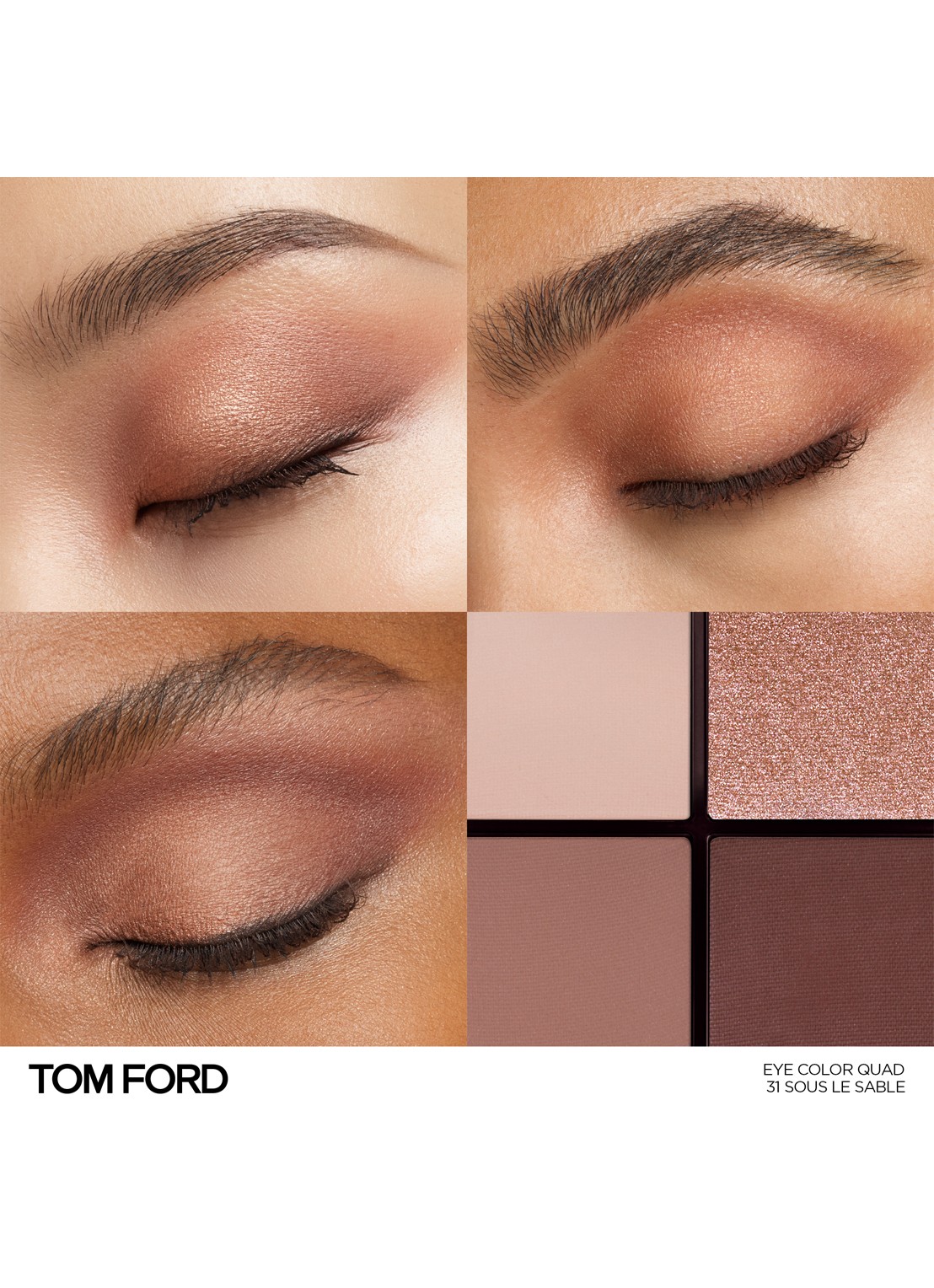 TOM FORD Runway Eye Color Quad Crème -  oogschaduw palette - detail 3 31 sous le sable