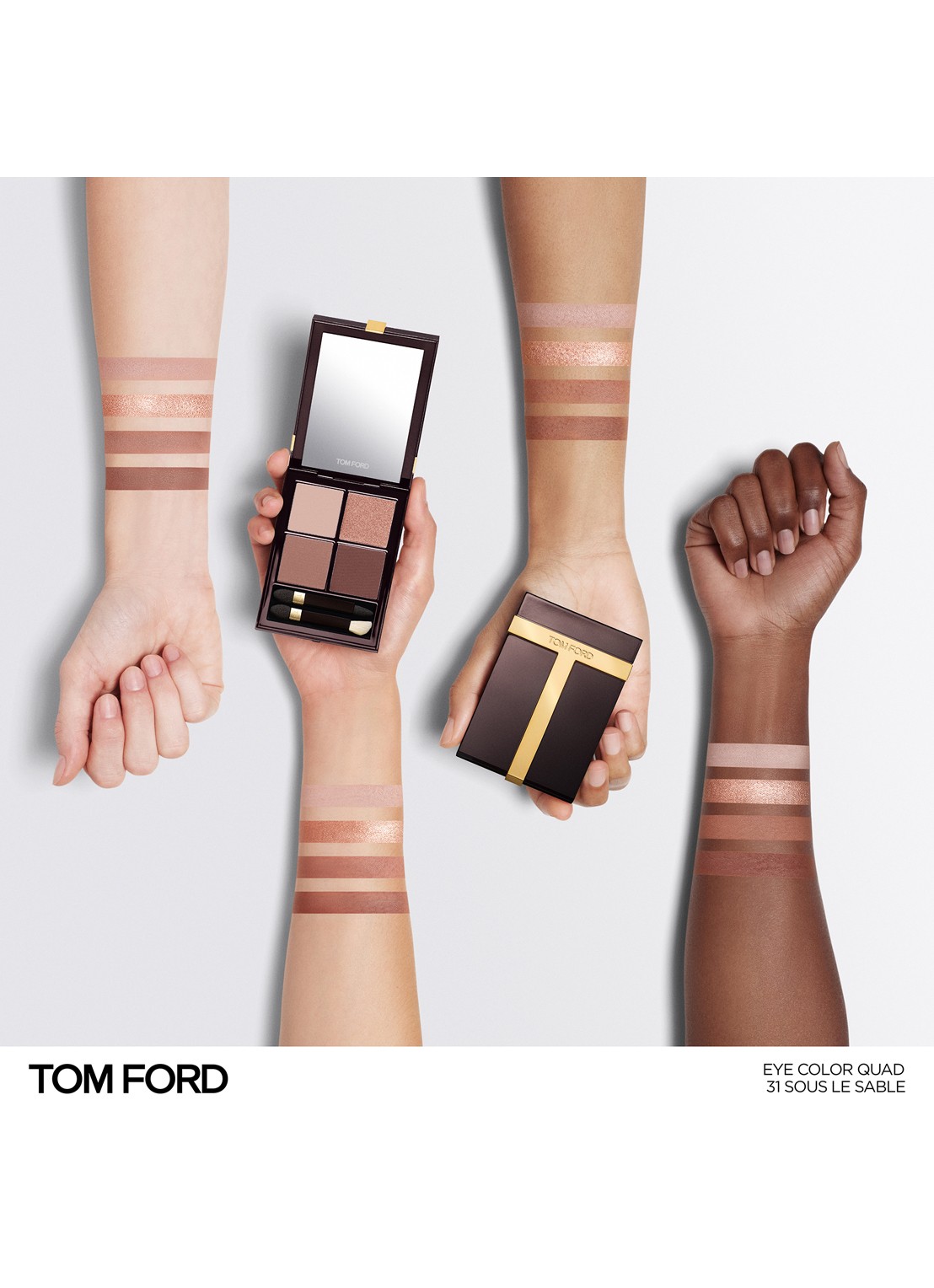 TOM FORD Runway Eye Color Quad Crème -  oogschaduw palette - detail 4 31 sous le sable