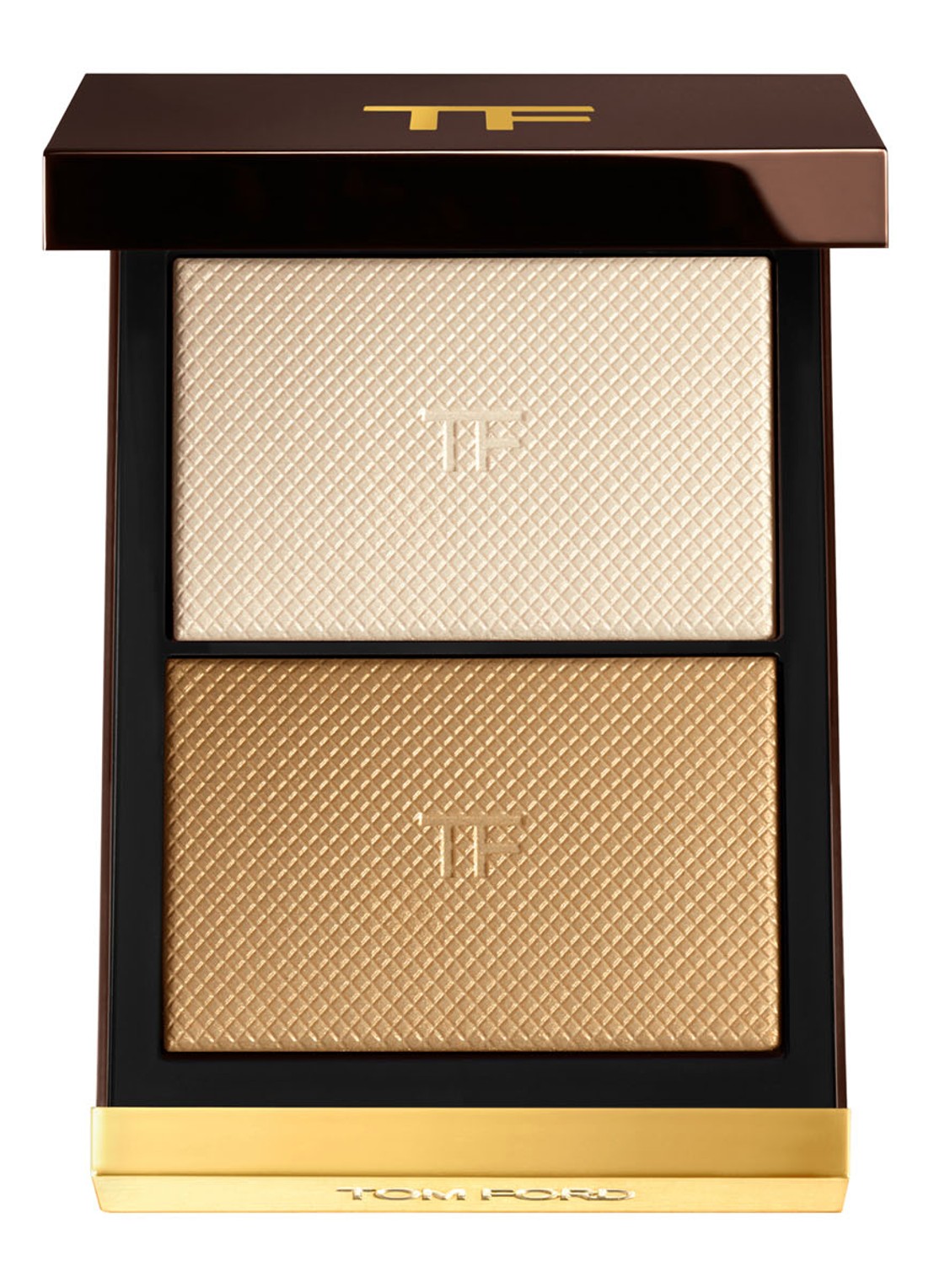 Tom Ford Shade and Illuminate Highlighting Duo - highlighter palette - voorkant 3 nudelight