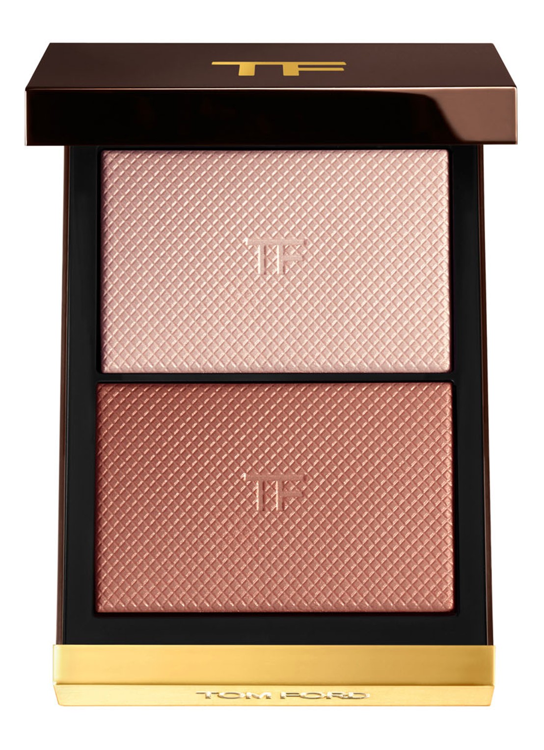 Tom Ford Shade and Illuminate Highlighting Duo - highlighter palette - voorkant 3 peachlight
