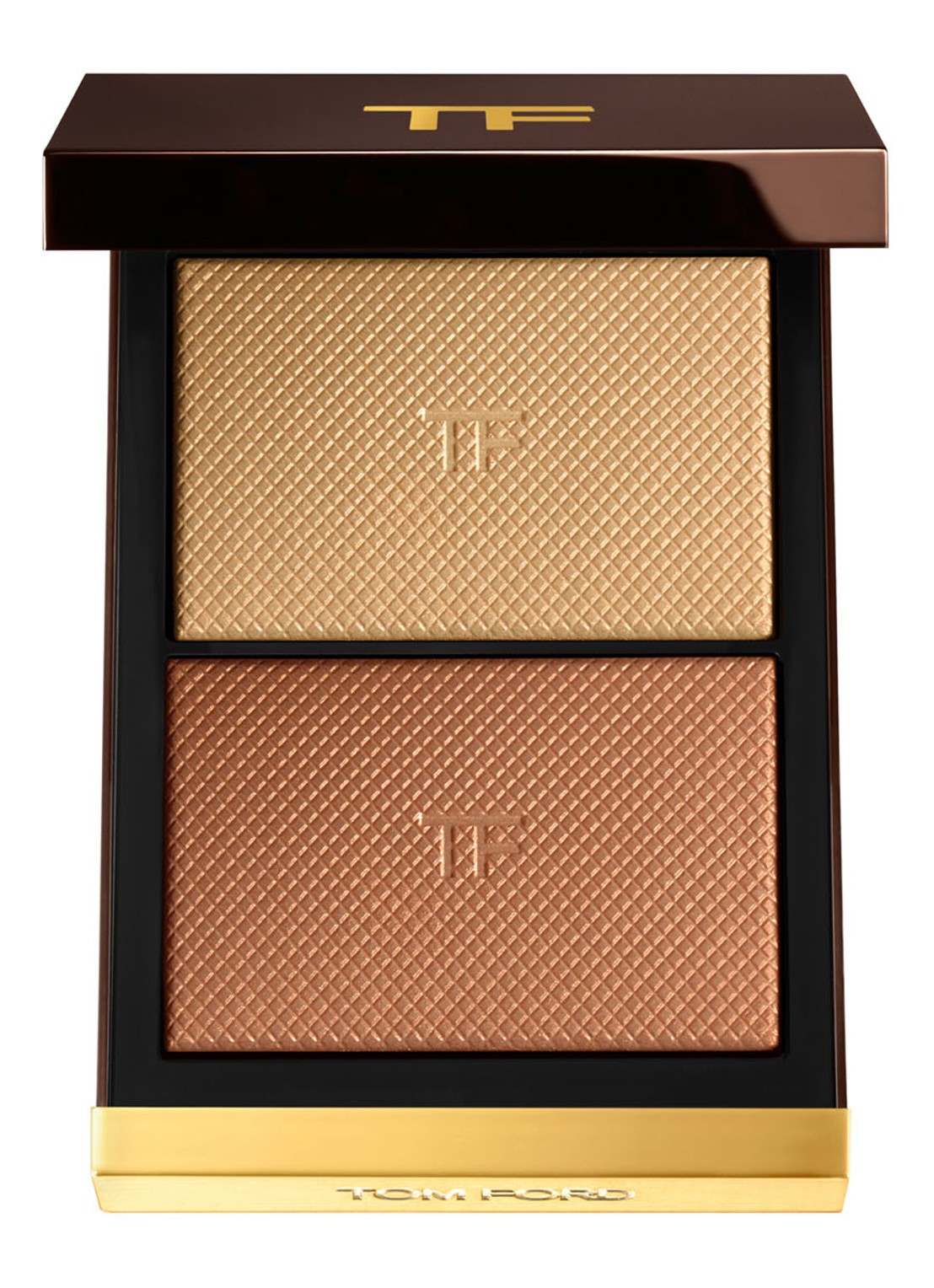 Tom Ford Shade and Illuminate Highlighting Duo - highlighter palette - voorkant 3 tanlight