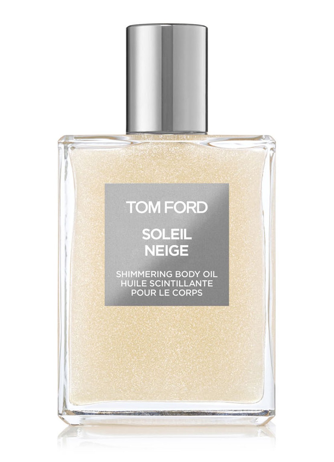 Tom Ford Soleil Neige Shimmering Body Oil - glanzende lichaamsolie - voorkant soleil neige