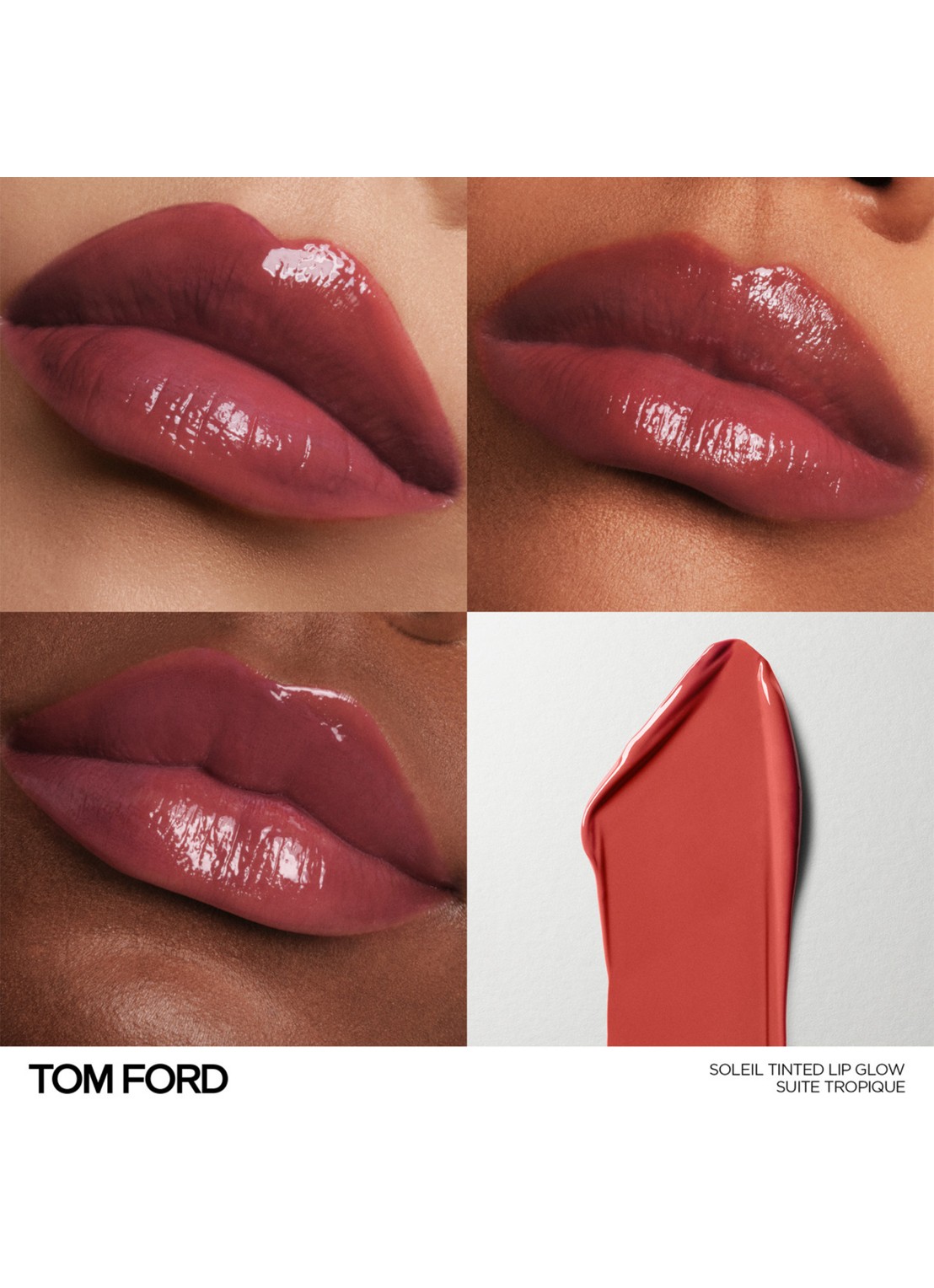 TOM FORD Soleil Tinted Lip Glow - lipgloss - voorkant 4 suite tropique