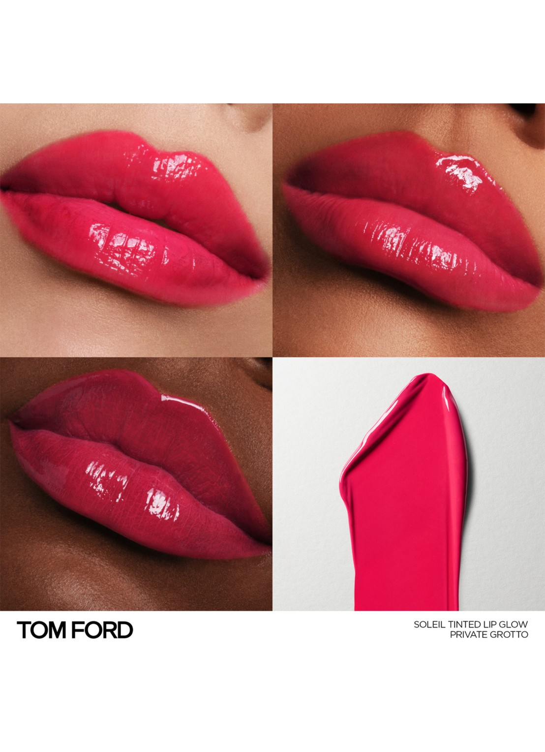 TOM FORD Soleil Tinted Lip Glow - lipgloss - voorkant 4 private grotto