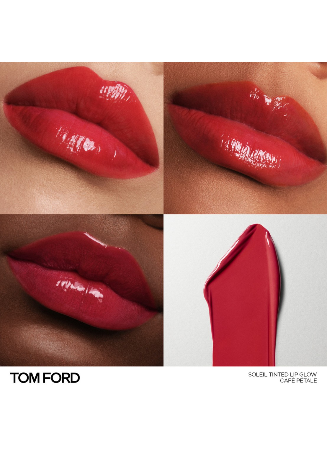 TOM FORD Soleil Tinted Lip Glow - lipgloss - voorkant 2 café pétale