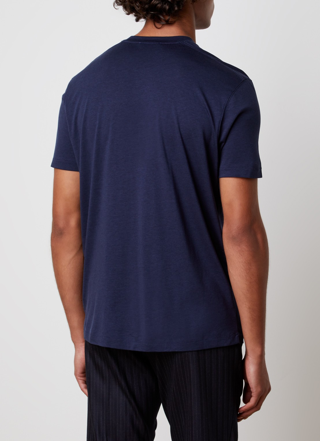 TOM FORD T-shirt met ronde hals - achterkant 3 indigo