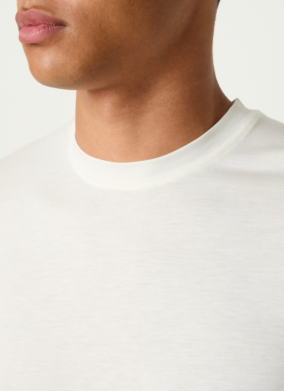 Tom Ford T-Shirt  - detail 2 gebroken wit