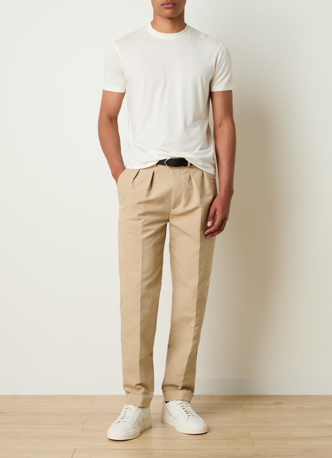 Tom Ford T-Shirt  - voorkant 4 gebroken wit
