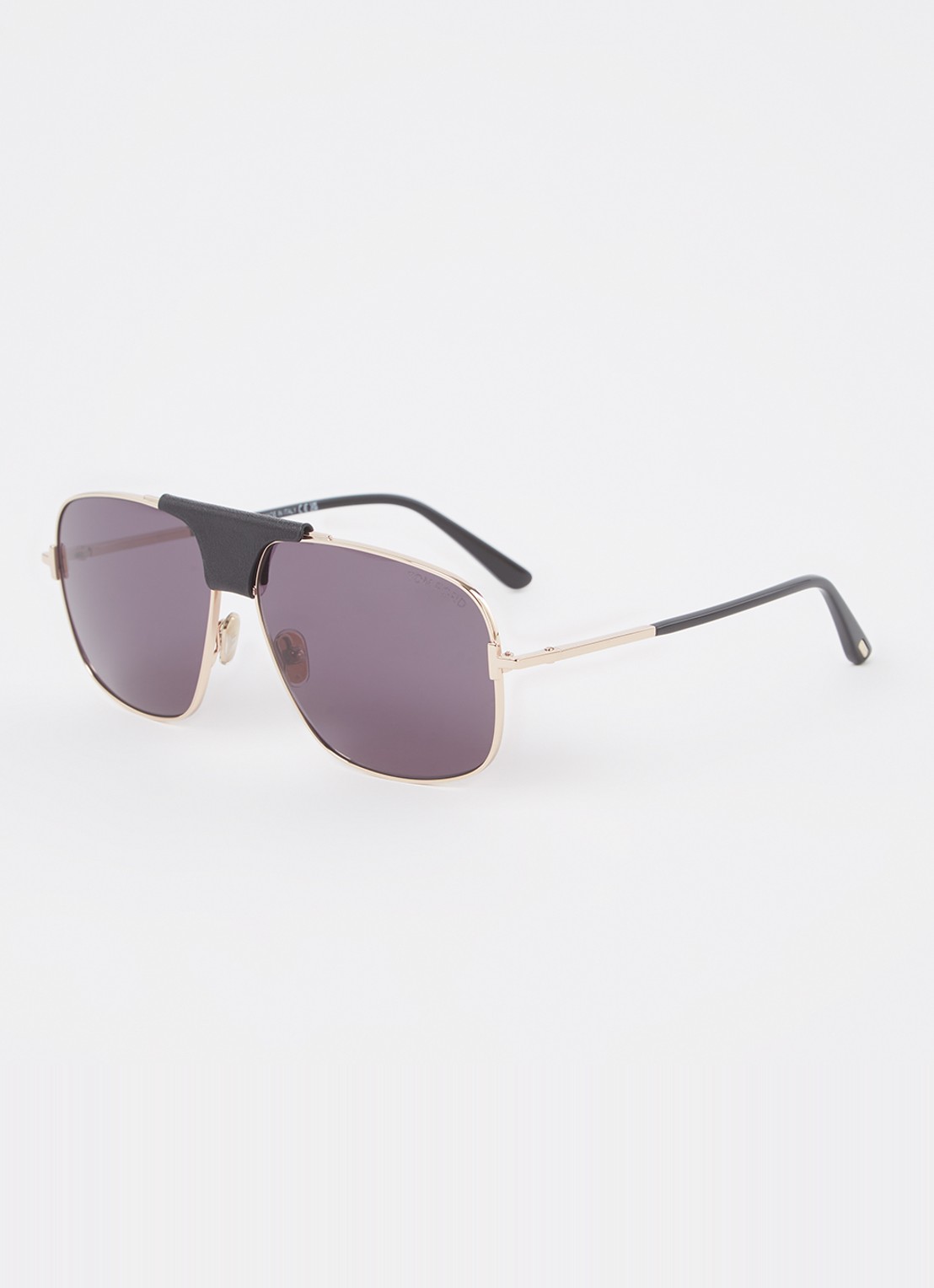 TOM FORD Tex zonnebril TR001836 - voorkant 4 roségoud