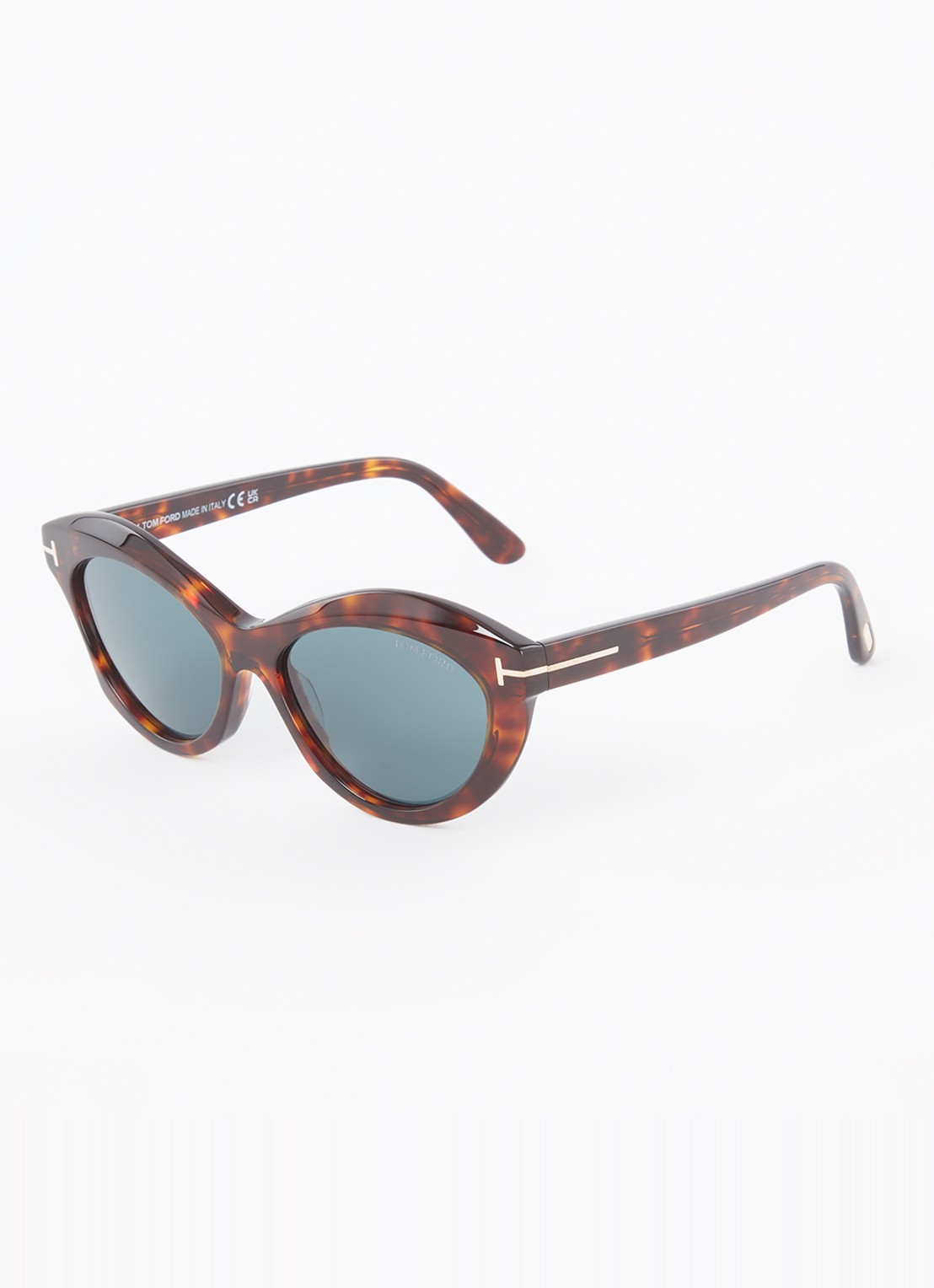 TOM FORD Toni Cat Eye zonnebril TR001841  - voorkant 4 kastanjebruin