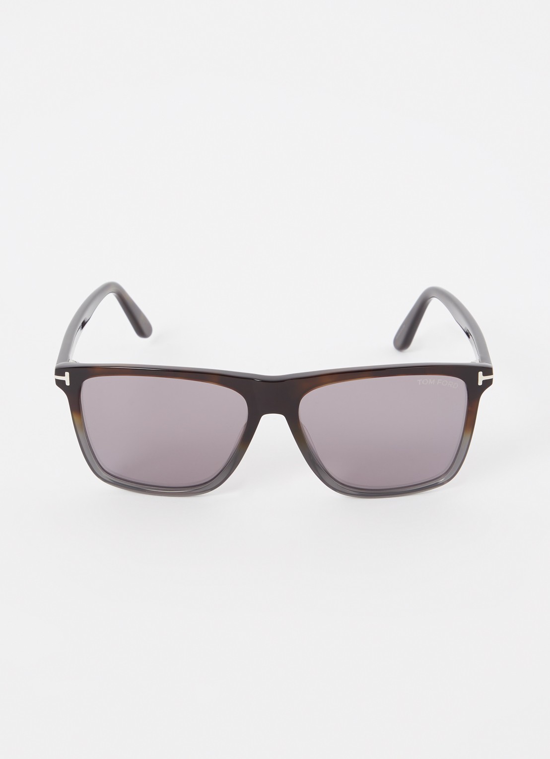 TOM FORD Wayfarer zonnebril FT0832 - detail 3 donkerbruin
