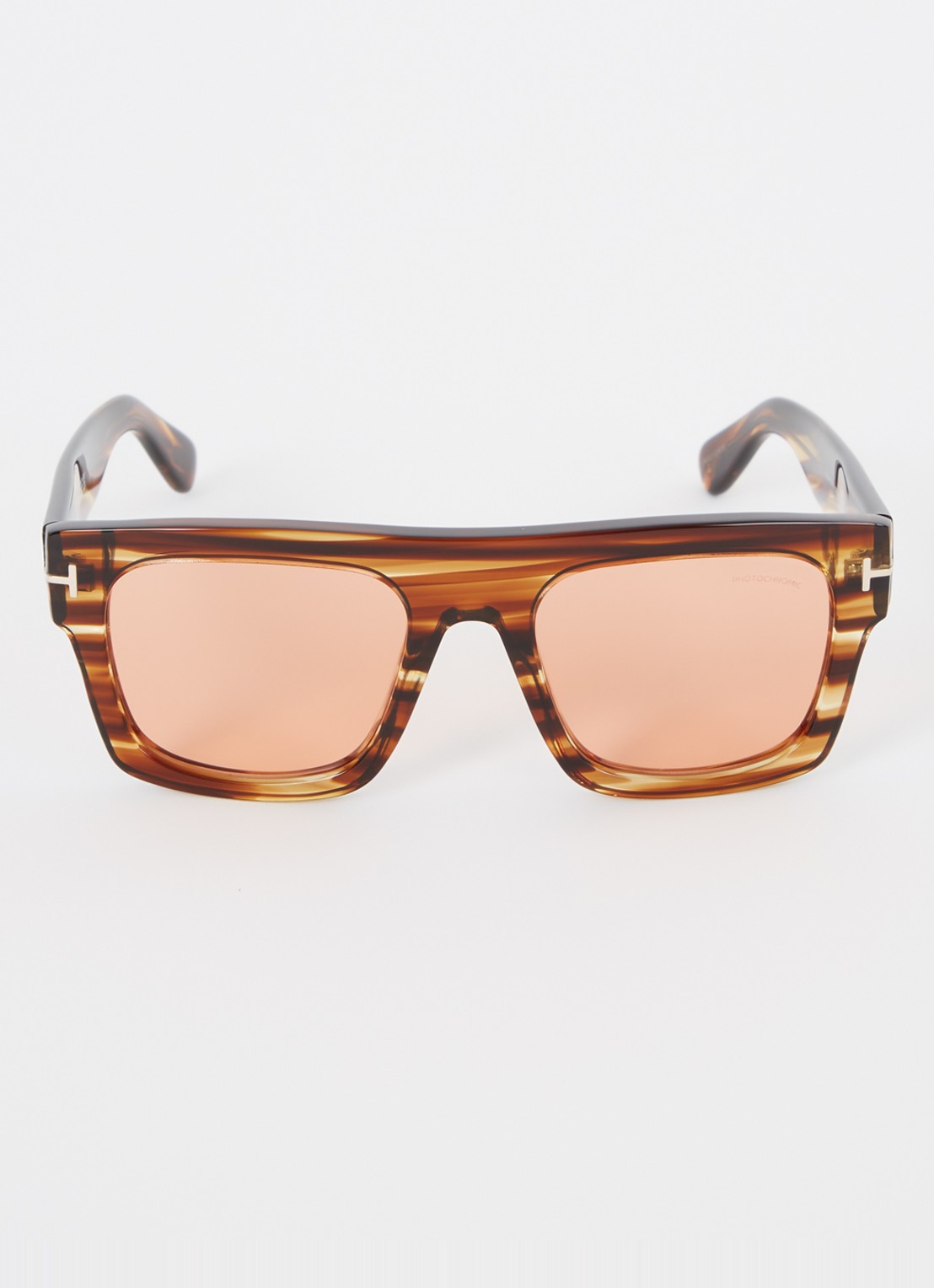TOM FORD Wayfarer zonnebril TF0711 - detail 2 bruin