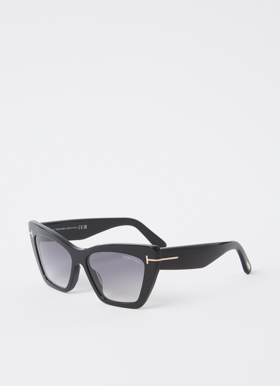 Tom Ford Wyatt zonnebril FT0871  - voorkant 3 zwart