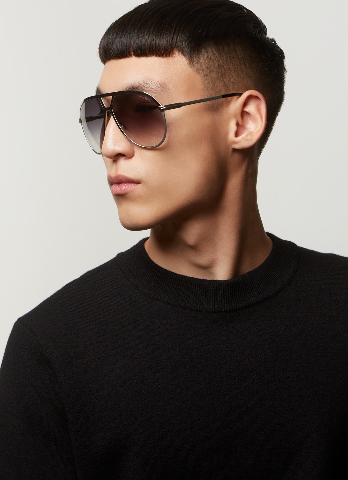 TOM FORD Xavier zonnebril FT1060 - voorkant 5 zilver