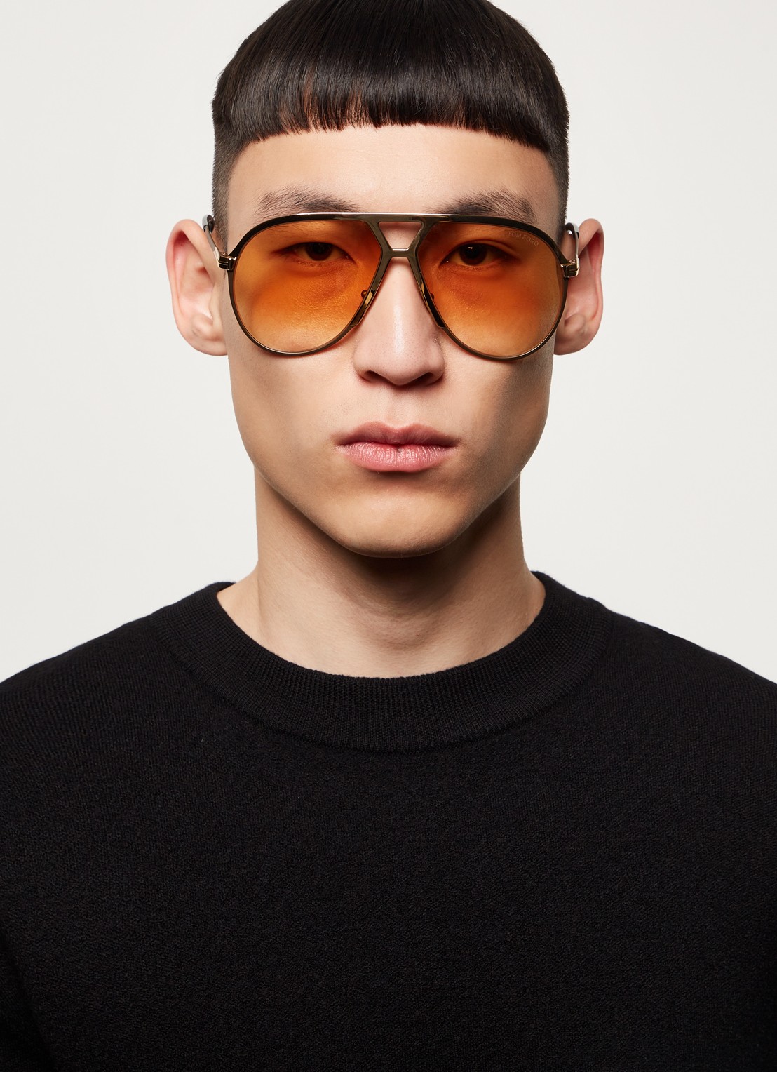 TOM FORD Xavier zonnebril FT1060 - voorkant 2 goud
