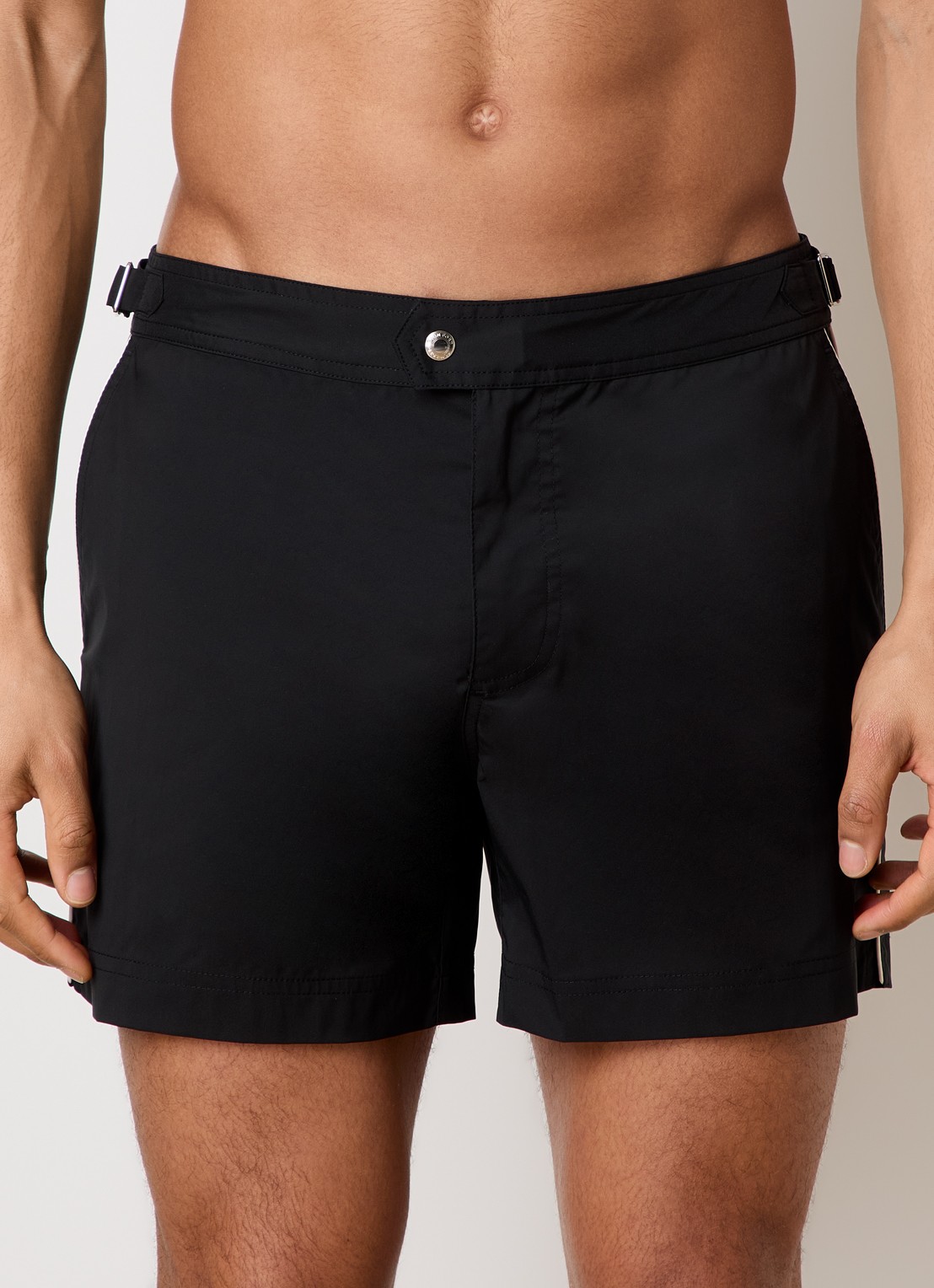 TOM FORD Zwemshorts met steekzakken - detail zwart
