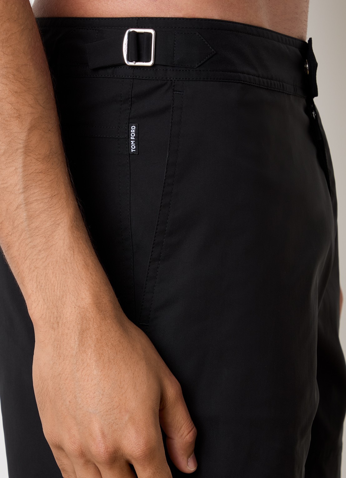 TOM FORD Zwemshorts met steekzakken - detail 3 zwart