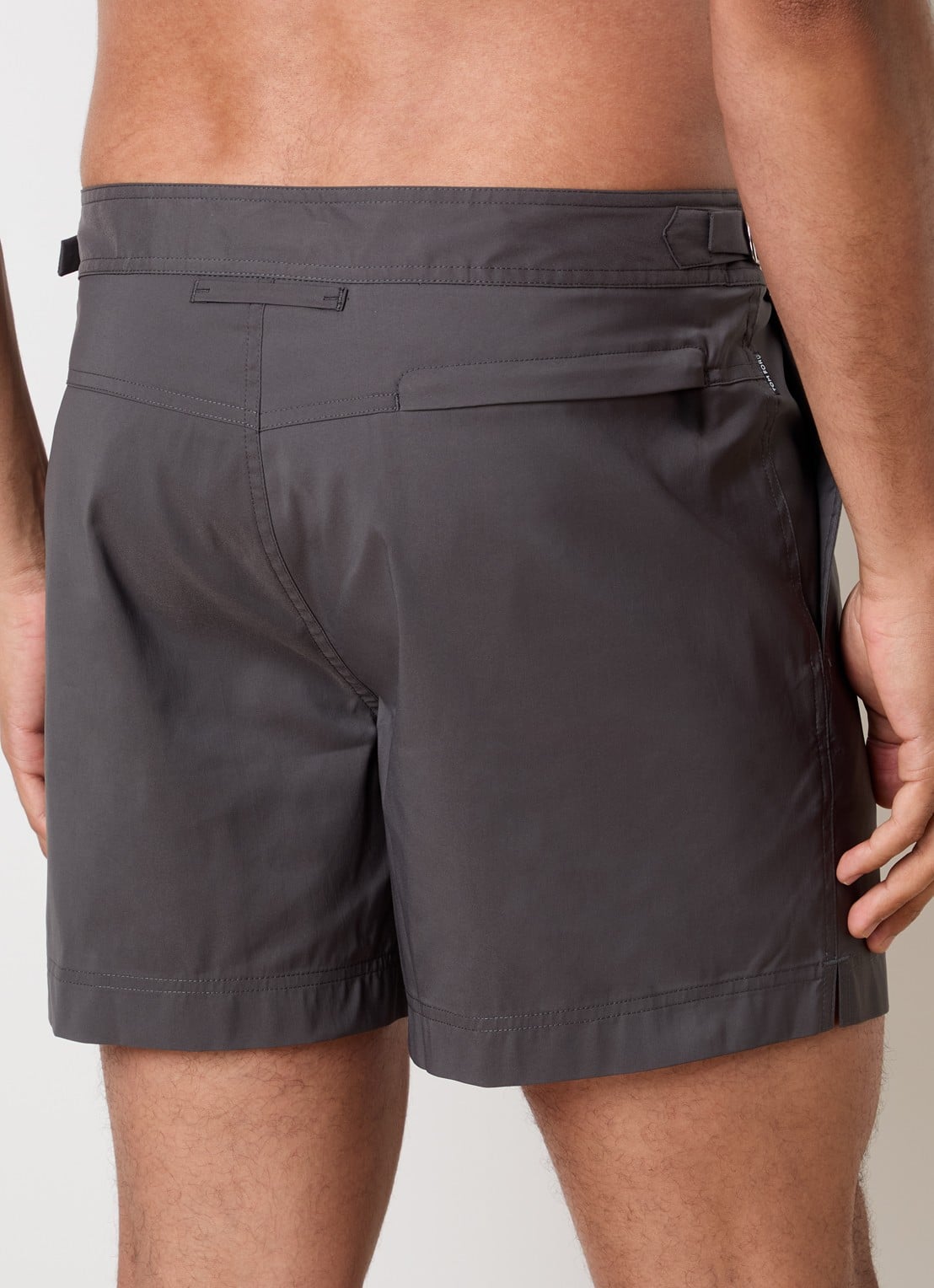 TOM FORD Zwemshorts met steekzakken - achterkant 5 antraciet