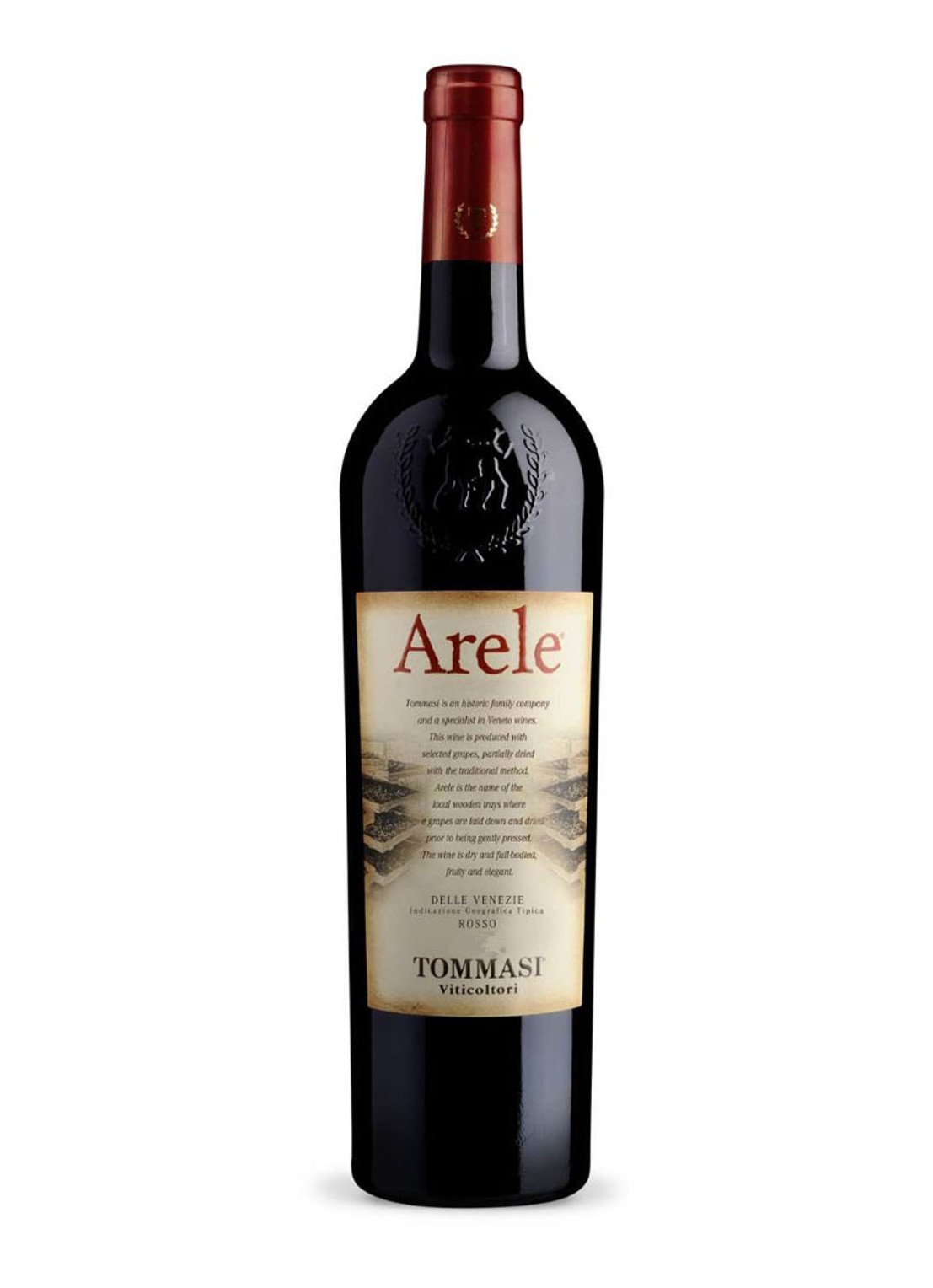 Tommasi Arele Rosso rode wijn 750 ml - voorkant undefined