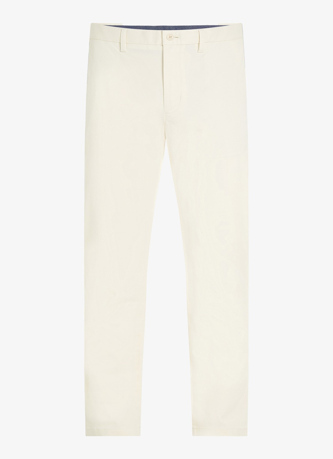 Tommy Hilfiger 1985 Denton straight fit chino met steekzakken - voorkant beige