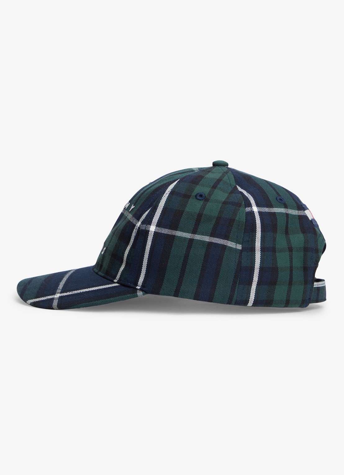 Tommy Hilfiger Archive baseball pet met ruitdessin - detail 3 groen