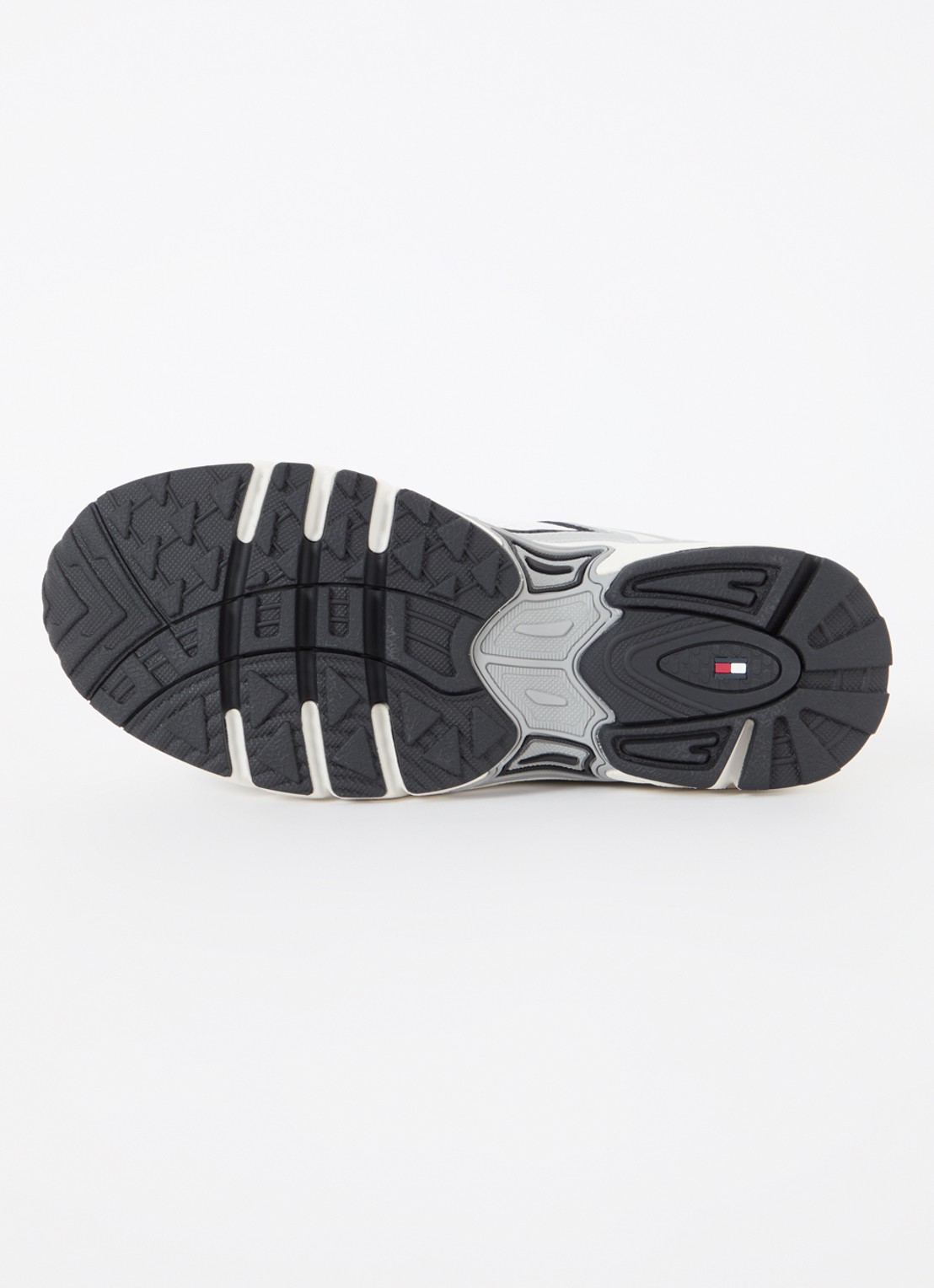 Tommy Hilfiger Archive Runner sneaker met mesh details - detail 3 zilver
