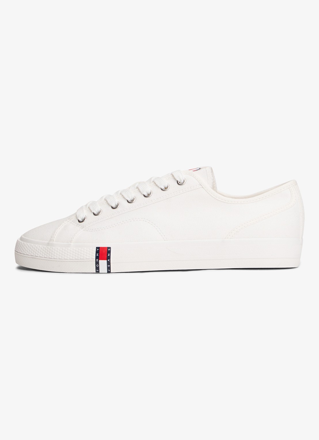 Tommy Hilfiger Archive Vulc sneaker met doorgestikte details  - detail 3 beige