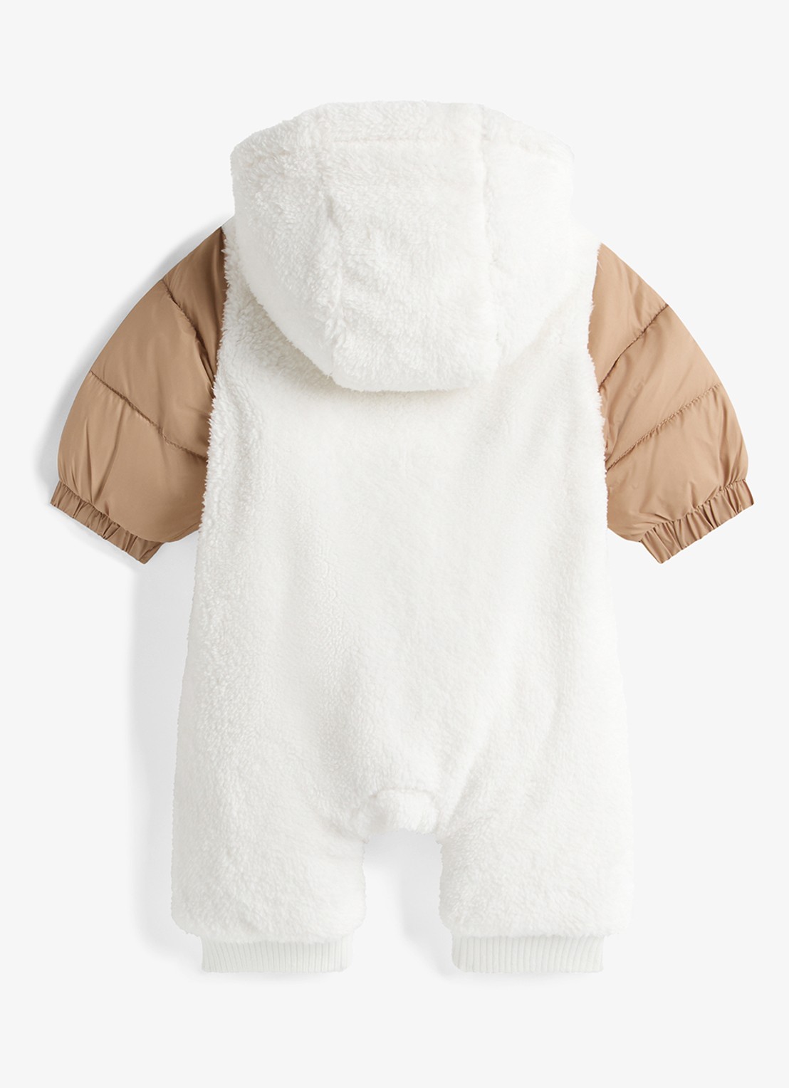 Tommy Hilfiger Babypak met capuchon - achterkant wit