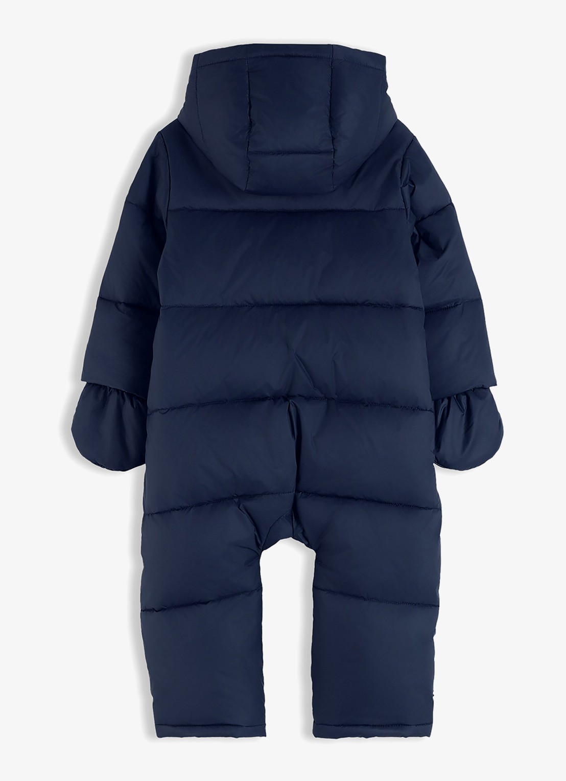 Tommy Hilfiger Babypak met capuchon - achterkant 2 donkerblauw