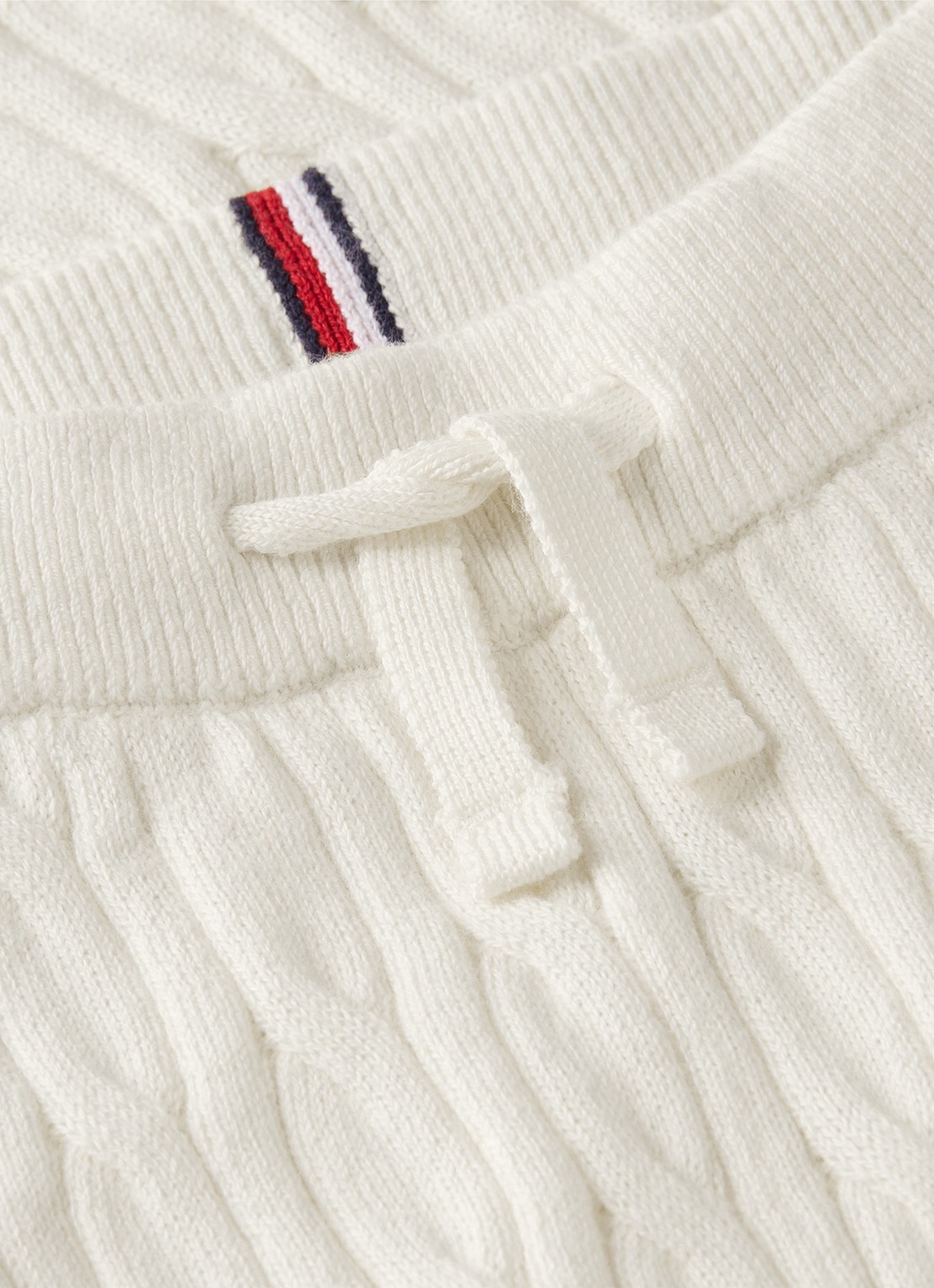Tommy Hilfiger Babyset met trui, broek en muts 3-delig - detail 3 ivoor
