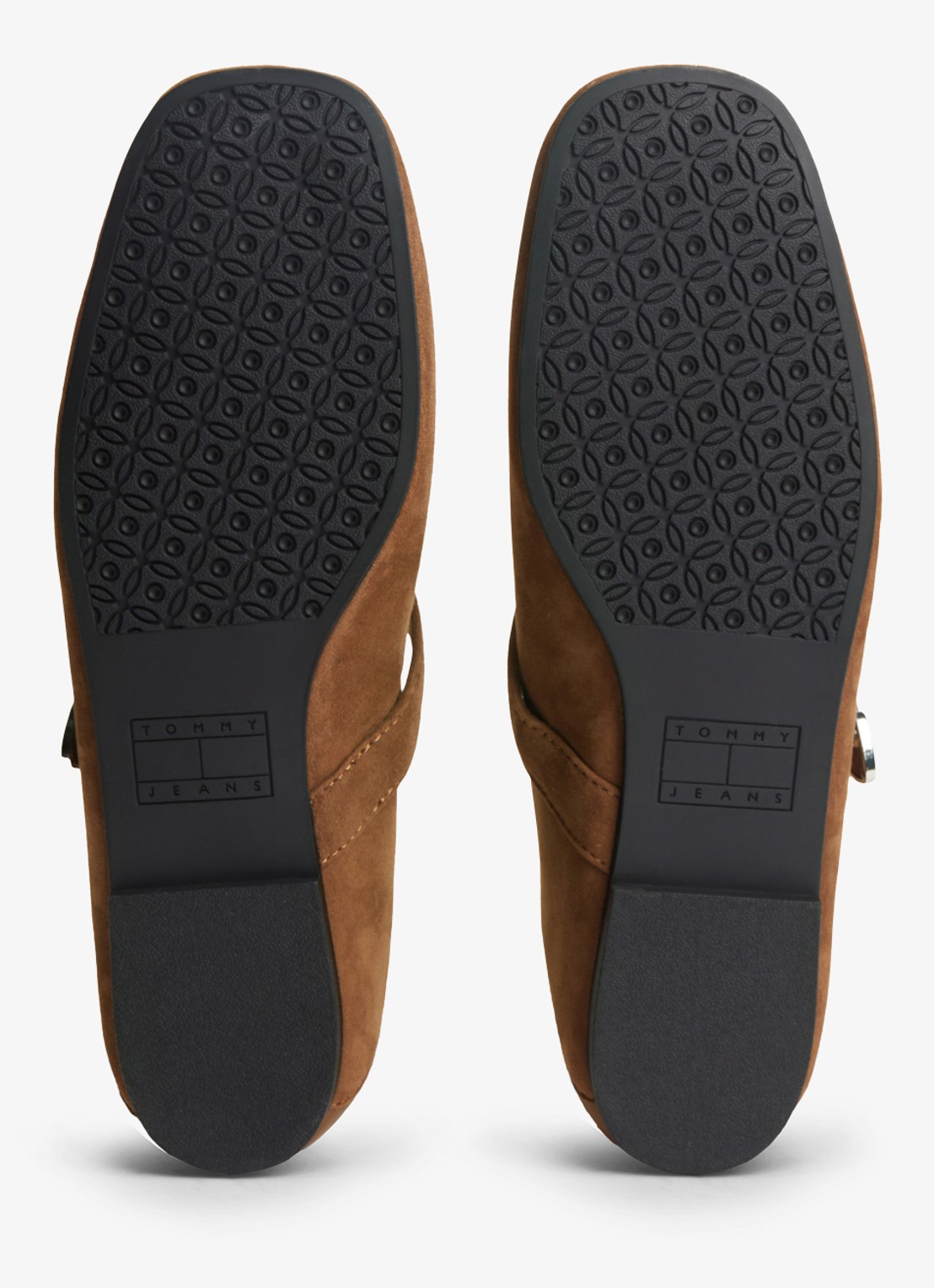 Tommy Hilfiger Ballerina van schapenleer - detail 7 lichtbruin