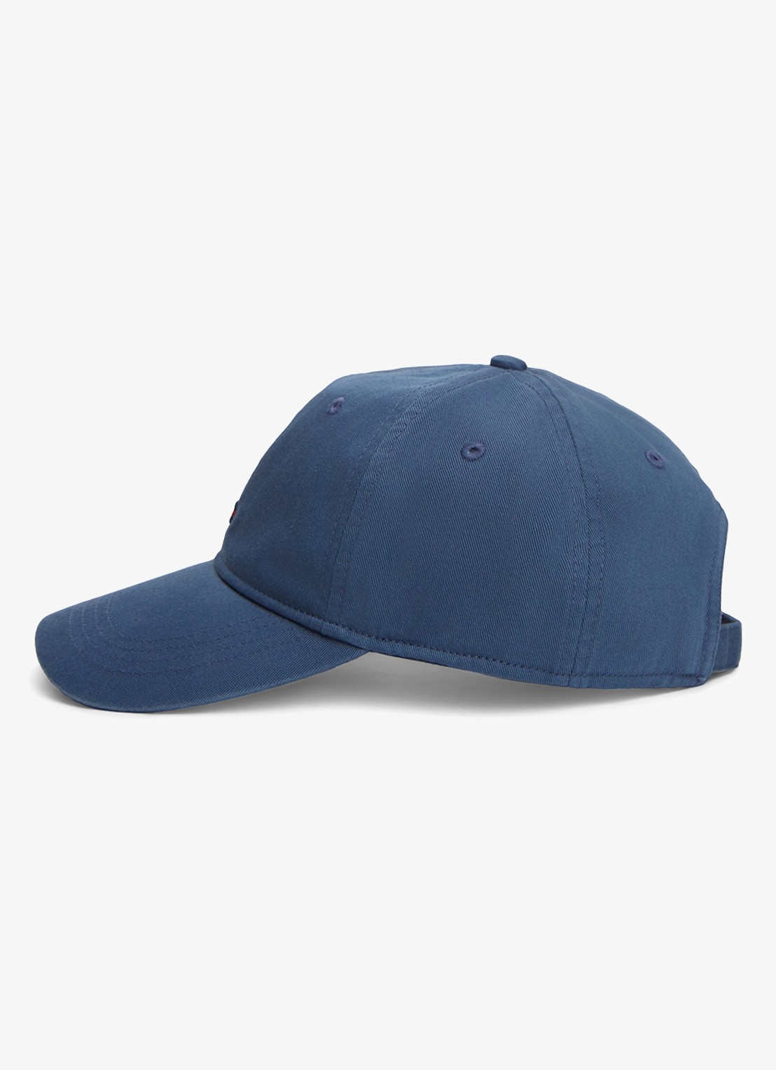 Tommy Hilfiger Baseball pet met logoborduring - achterkant 3 aegean sea-dbz / blauw