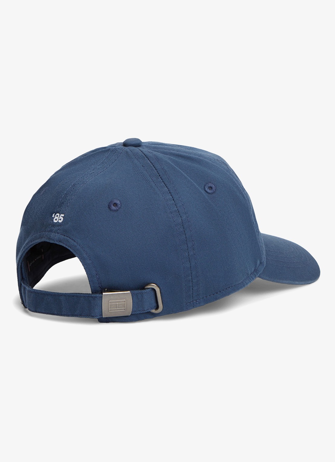 Tommy Hilfiger Baseball pet met logoborduring - voorkant 2 aegean sea-dbz / blauw