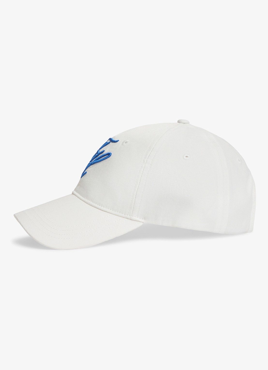 Tommy Hilfiger Baseball pet met logoborduring - achterkant wit