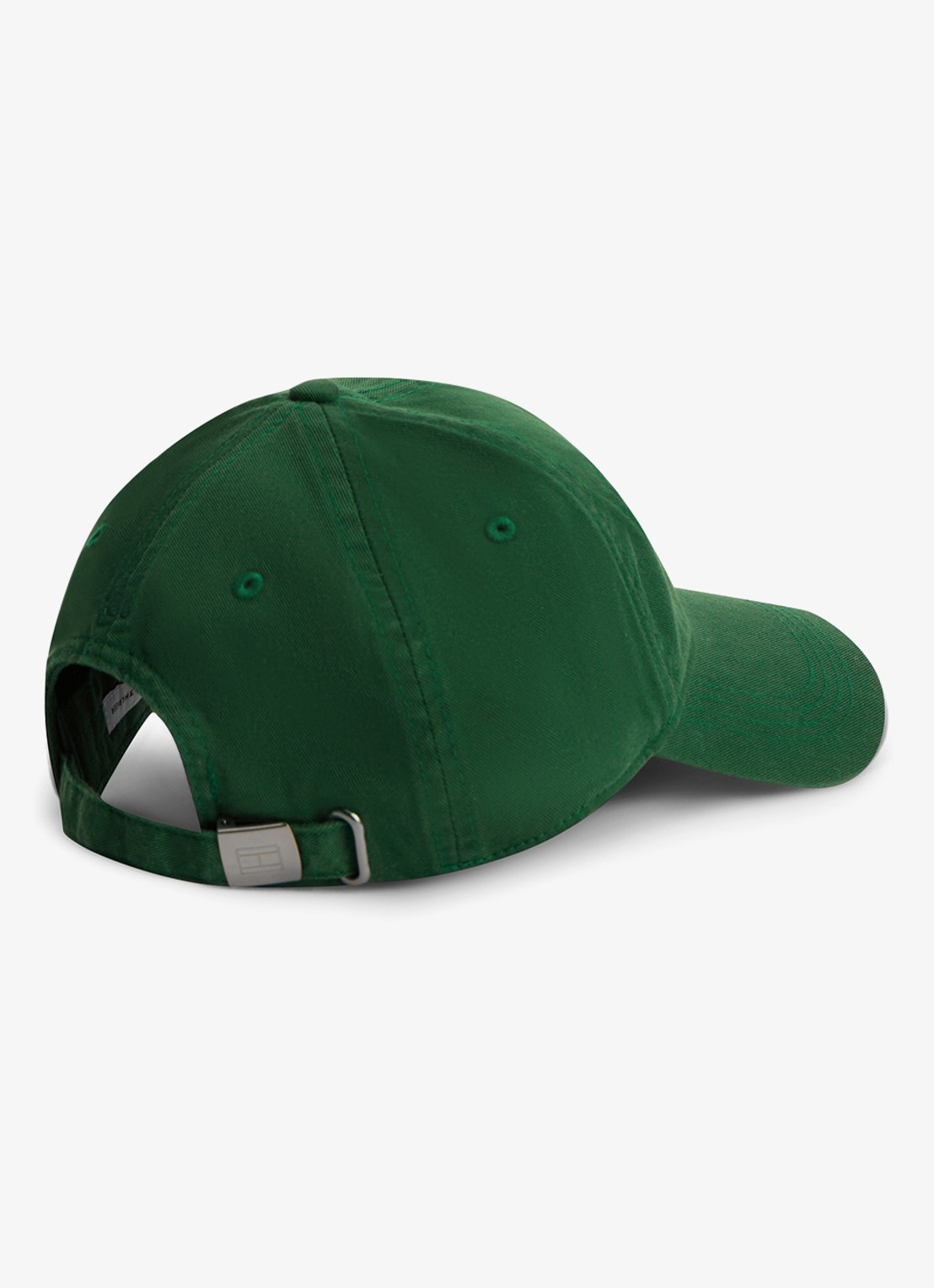 Tommy Hilfiger Baseball pet met logoborduring - achterkant 2 donkergroen