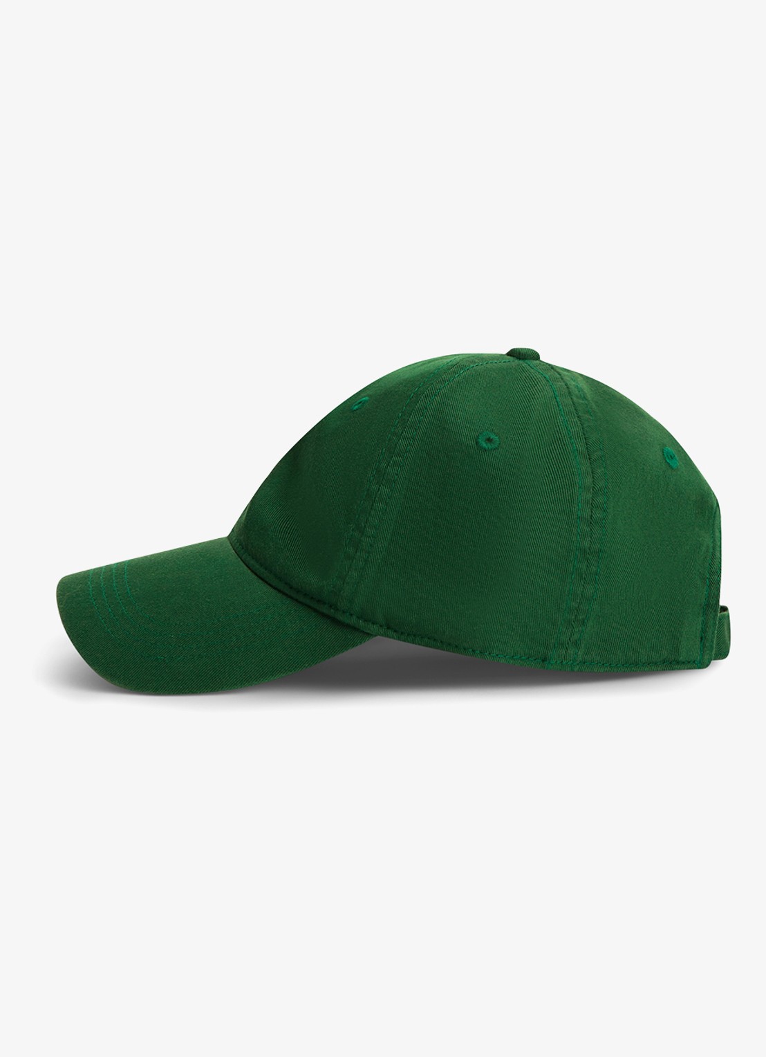 Tommy Hilfiger Baseball pet met logoborduring - detail donkergroen