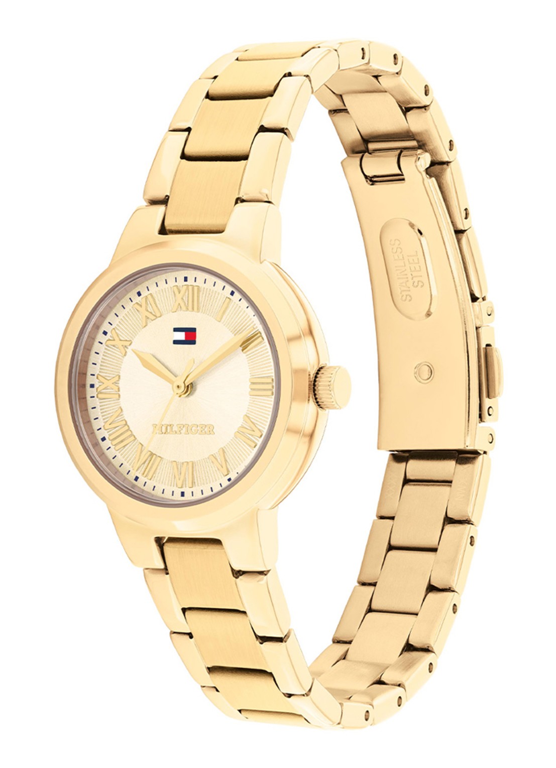 Tommy Hilfiger Becca horloge TH1782905  - detail goud